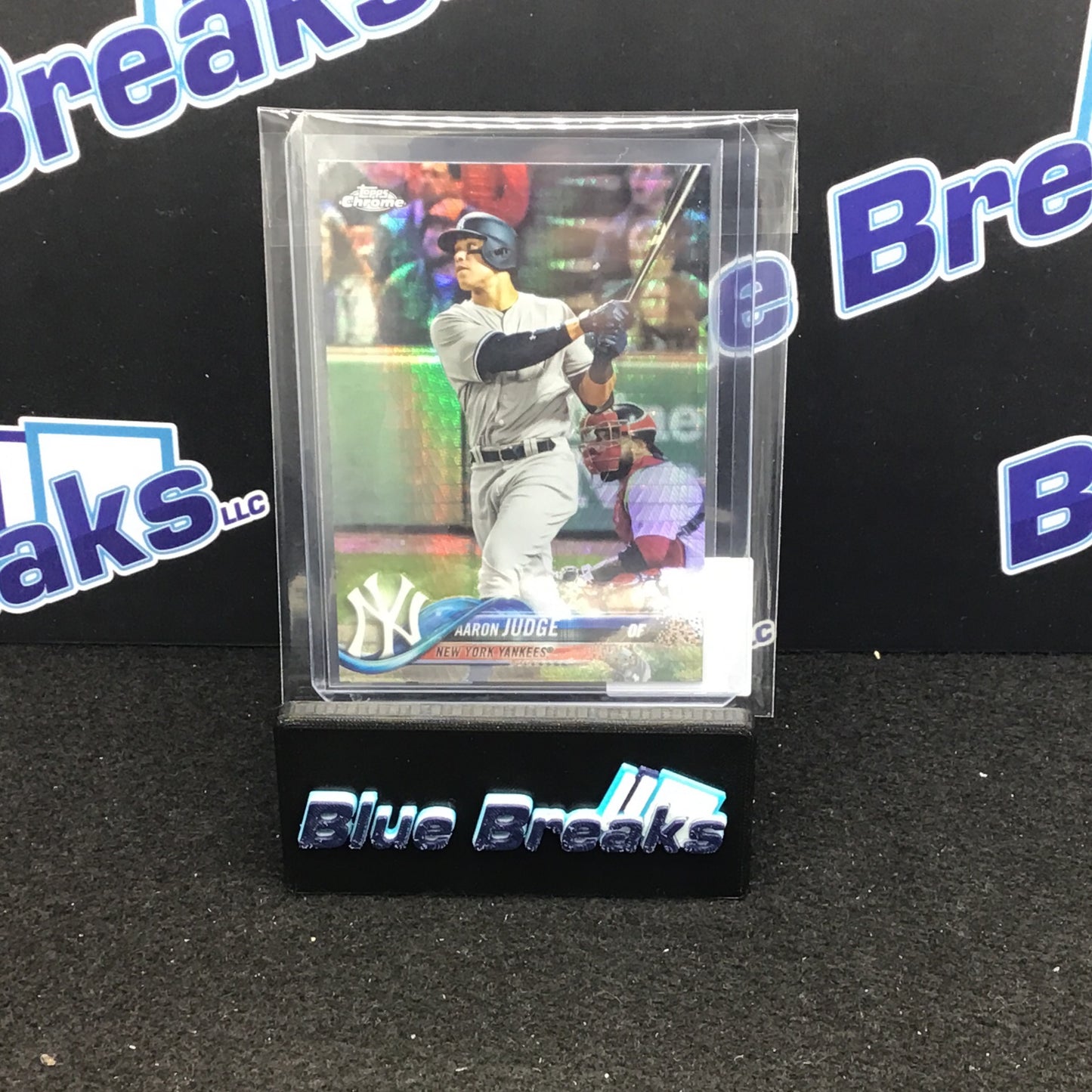 2018 Topps Chrome Prism Refractor Aaron Judge #1 Yankees