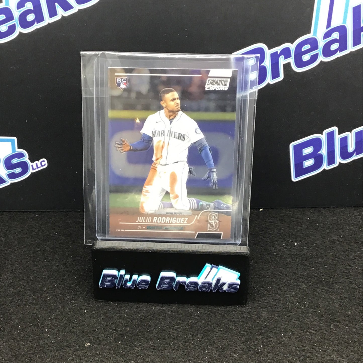 2022 Topps Stadium Club Chrome - Julio Rodriguez - 148 - Rookie - Seattle Mariners