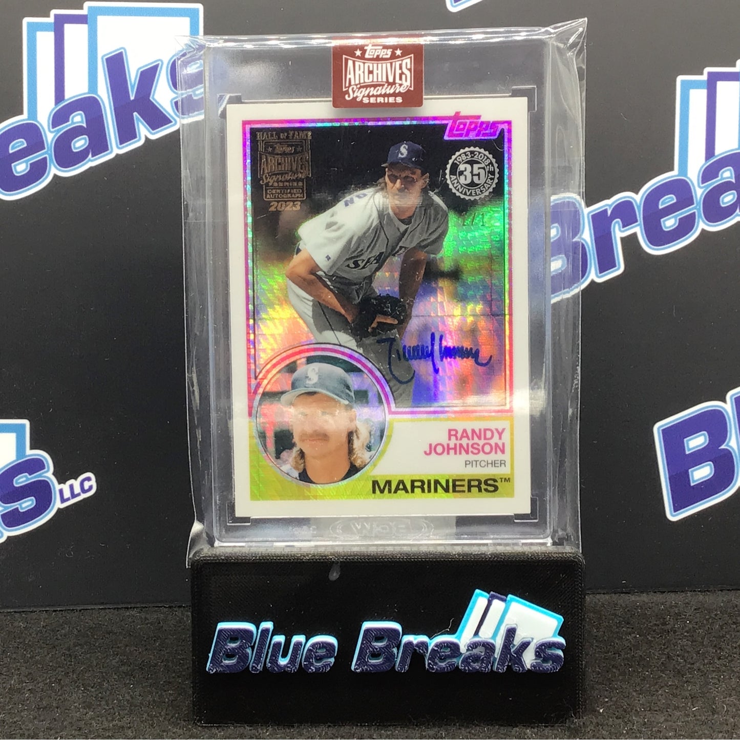 2023 Topps Archives - Randy Johnson - Signature Series - 1/1 - Seattle Mariners