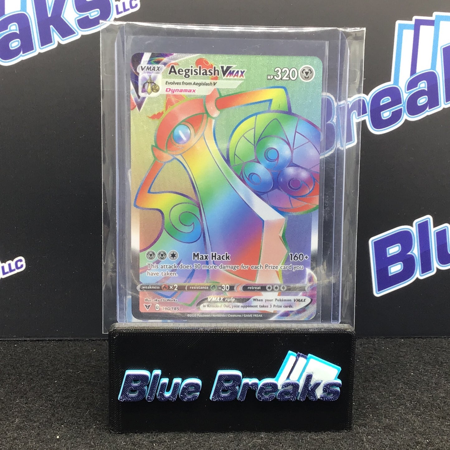 Pokémon Vivid Voltage Aegislash rainbow rare