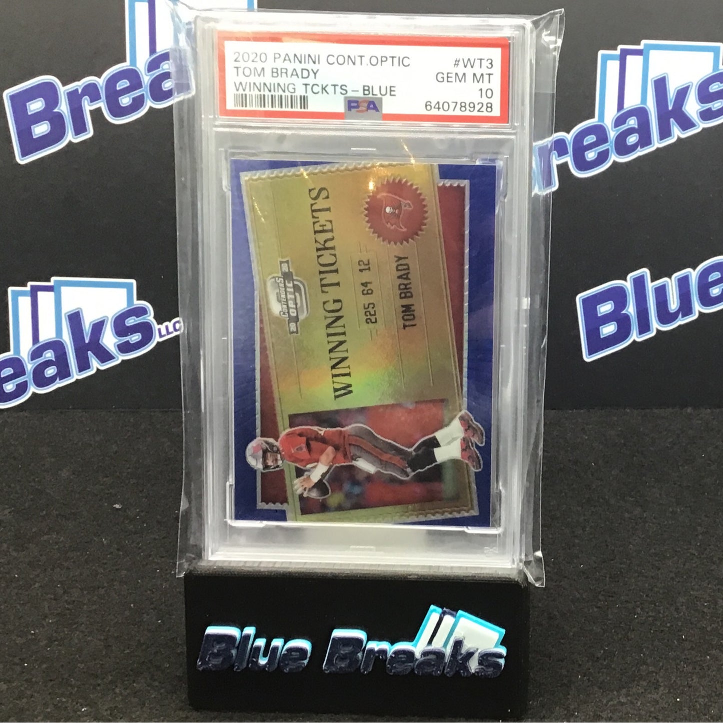 2020 Panini Contenders Optic Winning Tickets Blue 18/99 #WT3 PSA 10 Buccaneers
