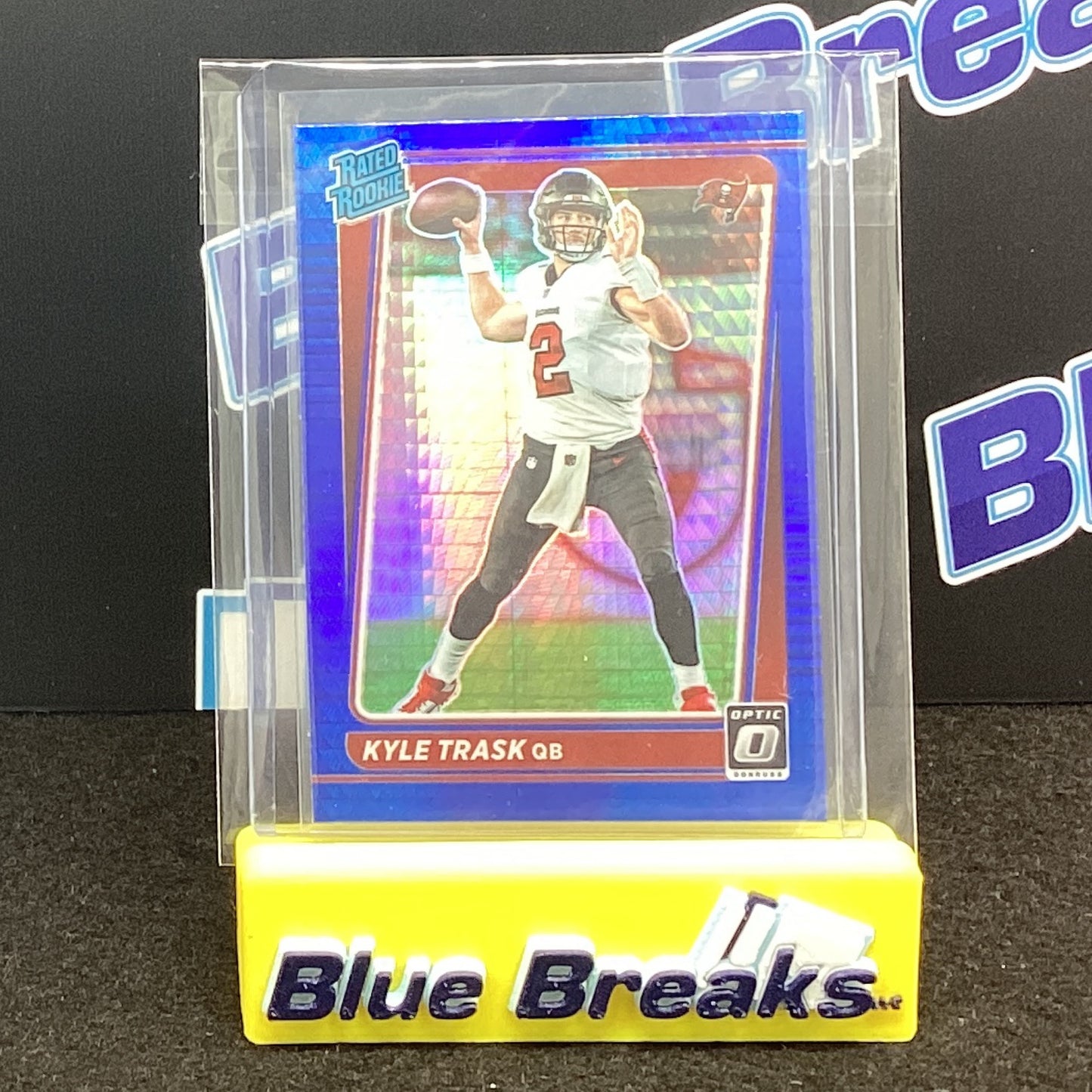 2021 Panini Donruss Optic - Kyle Trask #209 Blue Hyper