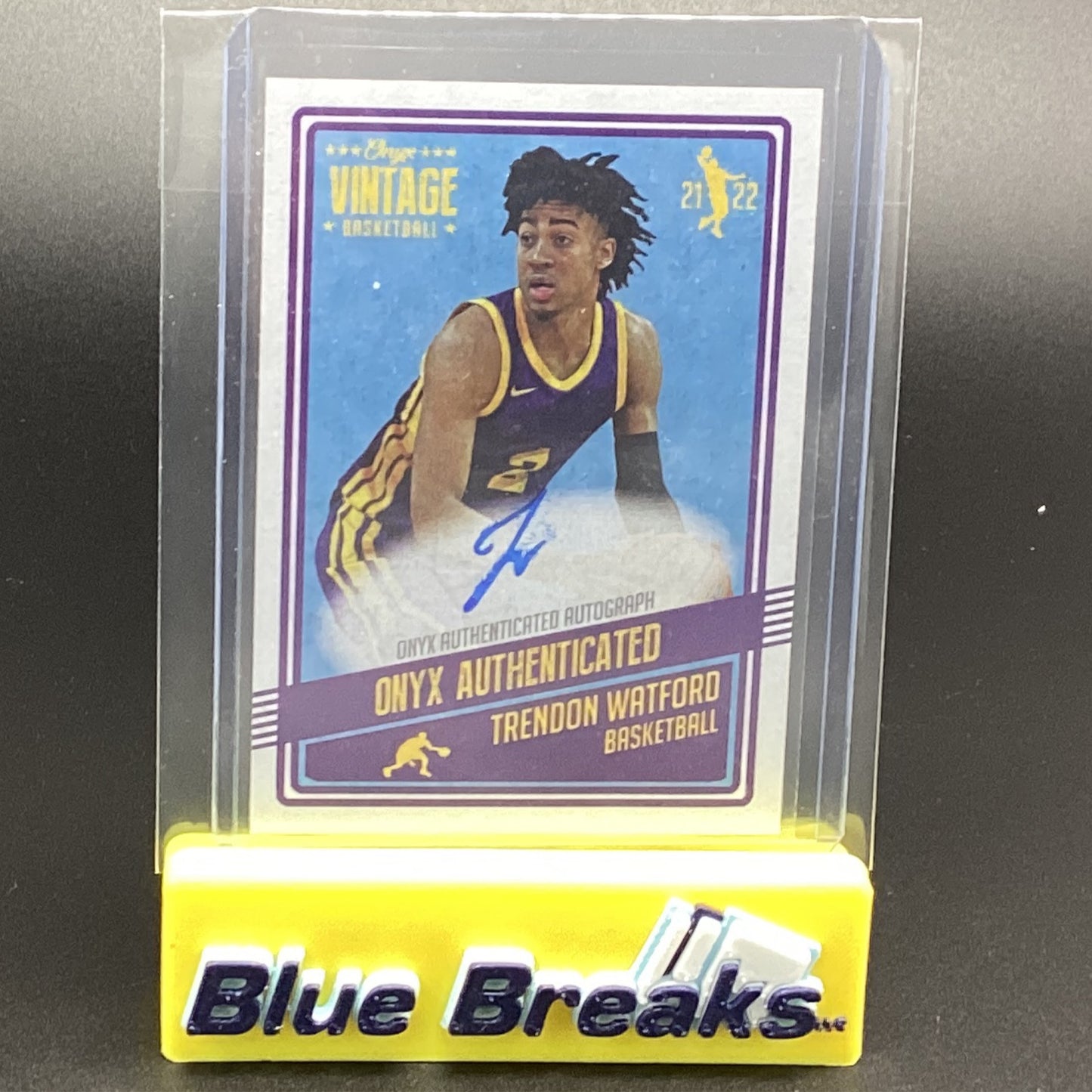2021 Onyx Authenticated - Trendon Watford /50