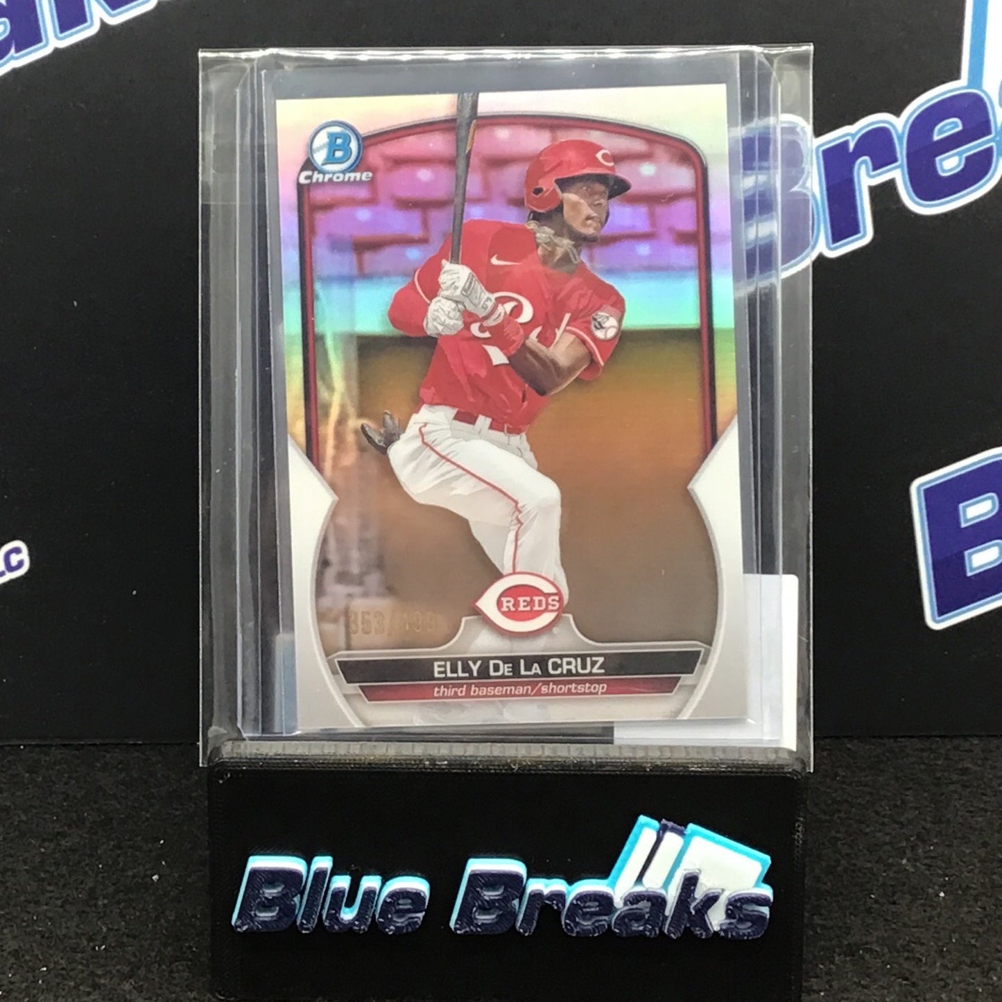 2023 Bowman Chrome Refractor Elly De La Cruz 353/499 #BCP-65 Reds