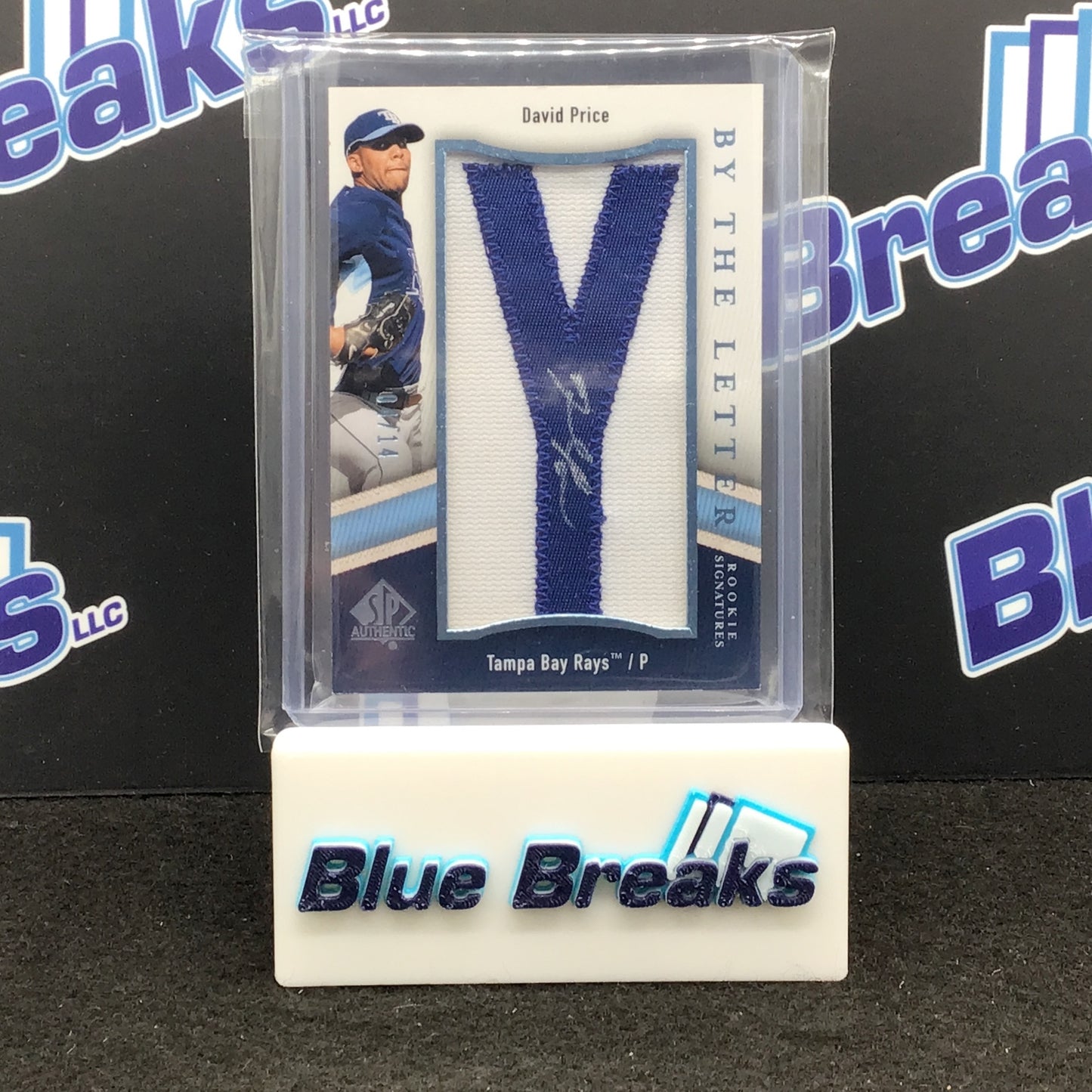 2009 Upper Deck - SP Authentic - David Price - Y - Tampa Bay Rays - 4/14