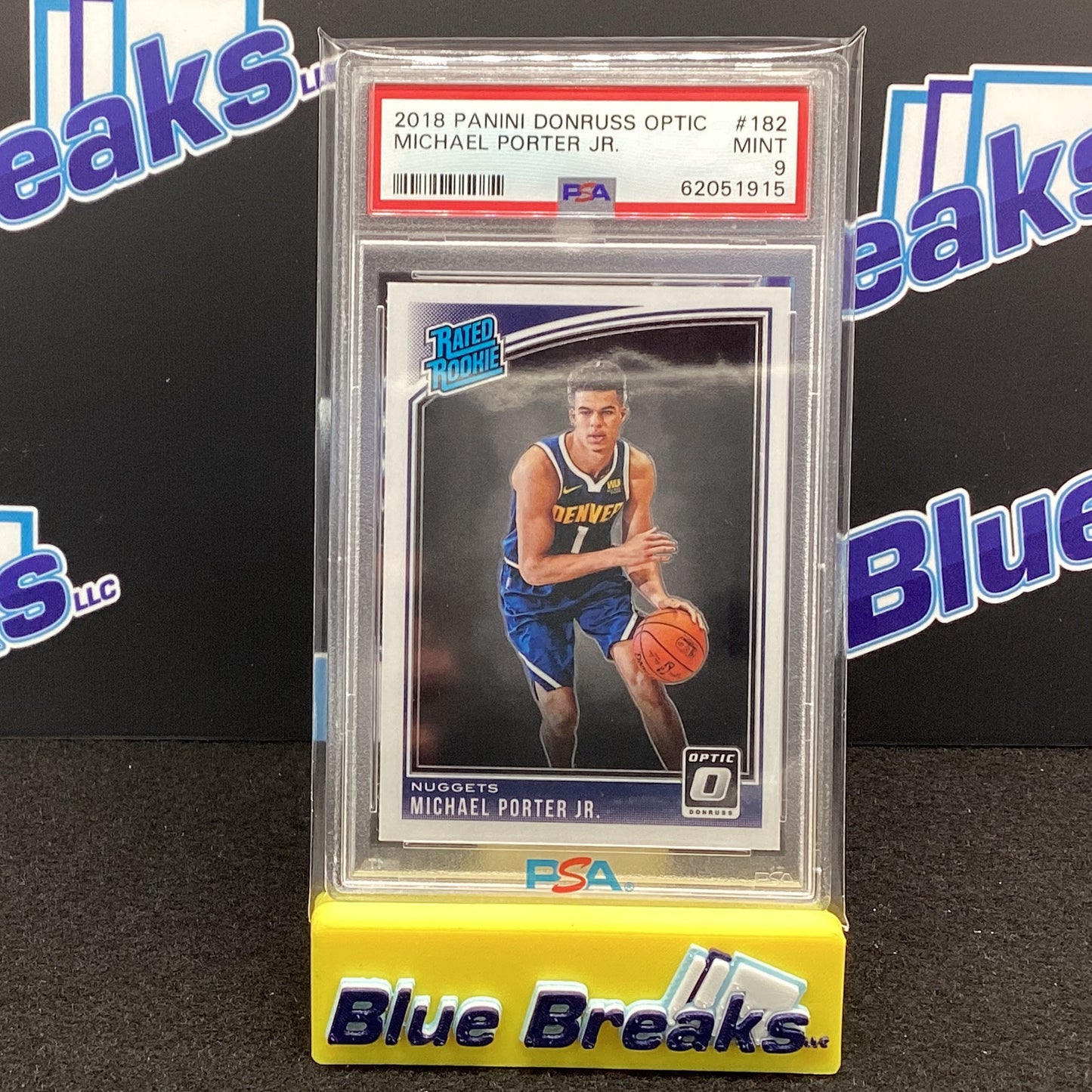 2018 Panini Donruss Optic - Michael Porter Jr - #182 PSA 9