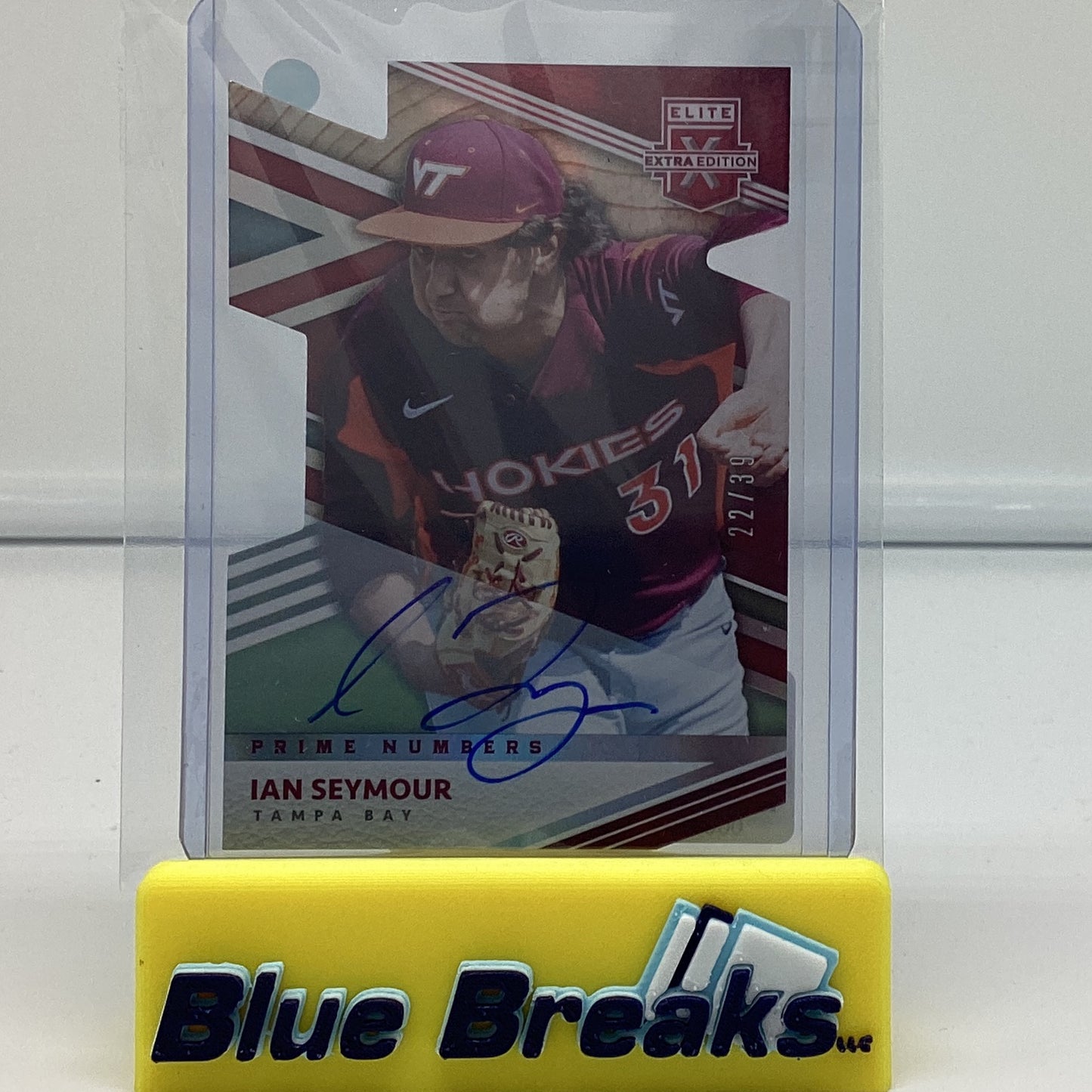 2021 Elite Extra Edition Ian Seymour auto 22/39 #57 Rays