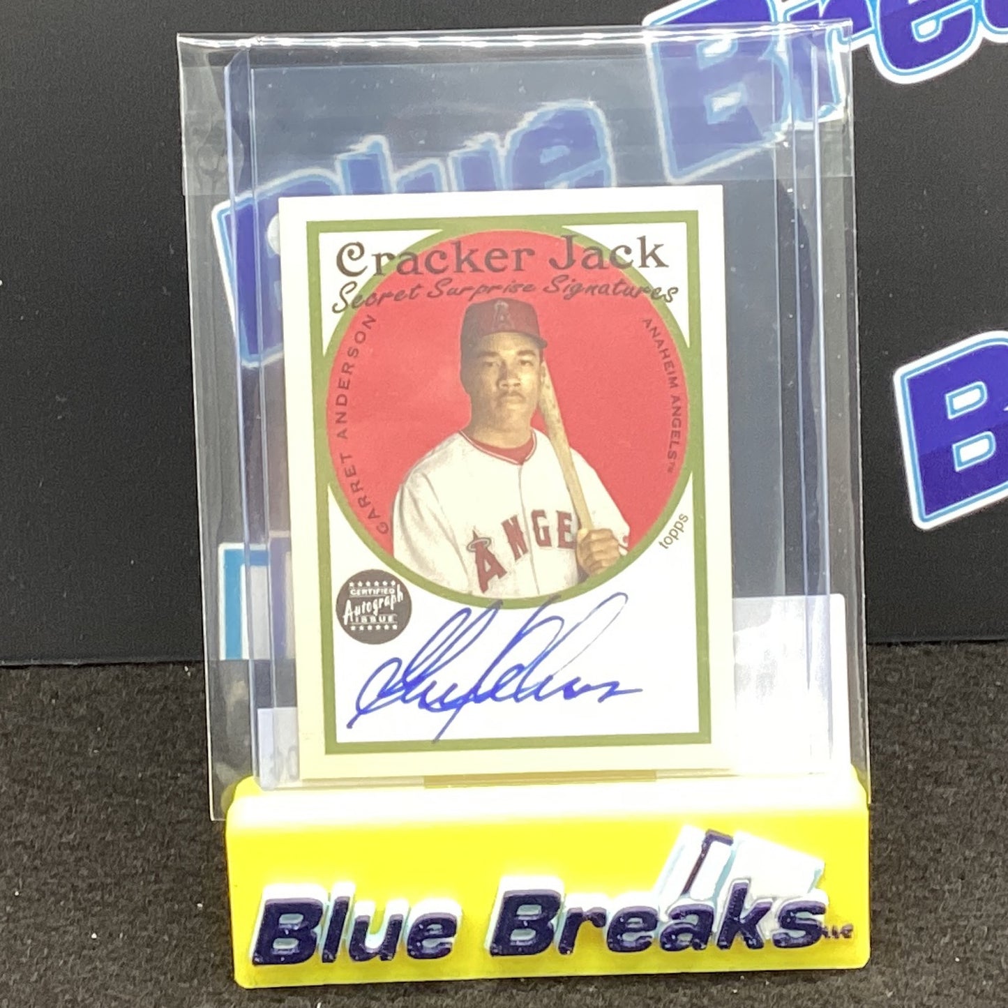 2005 Topps Cracker Jack Garret Anderson auto