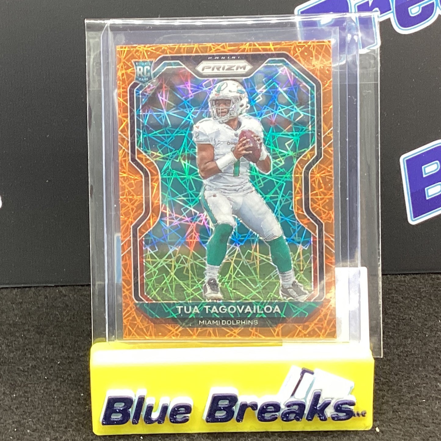 2020 Panini Prizm Orange Lazer Tua Tagovailoa #339