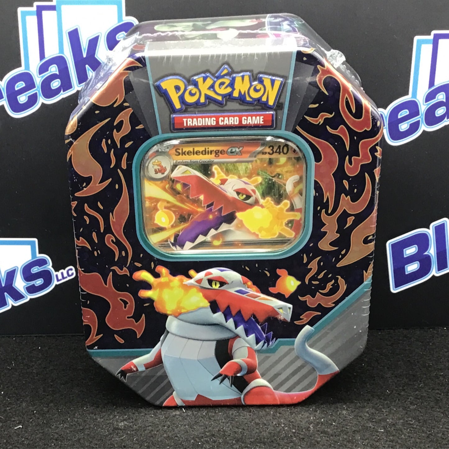 Pokemon TCG: Paldea Partners Skeledirge EX Tin