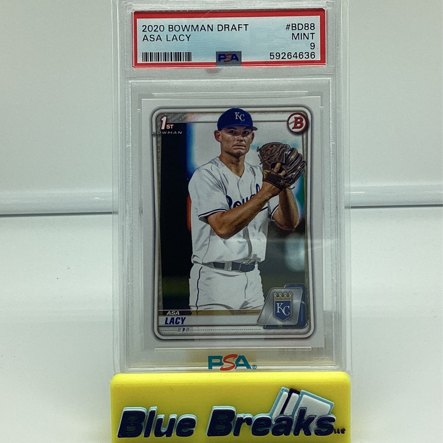 2020 Bowman Draft - Asa Lacy #BD88 PSA 9