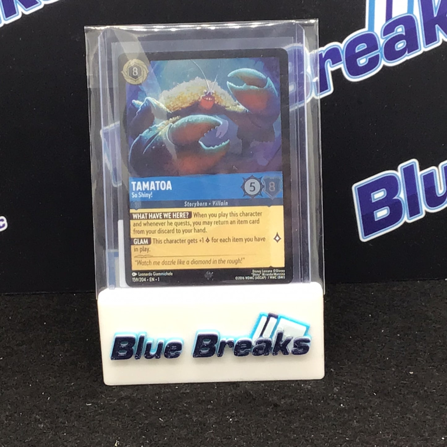 2023 Disney Lorcana The First Chapter Tamatoa So Shiny! foil 159/204