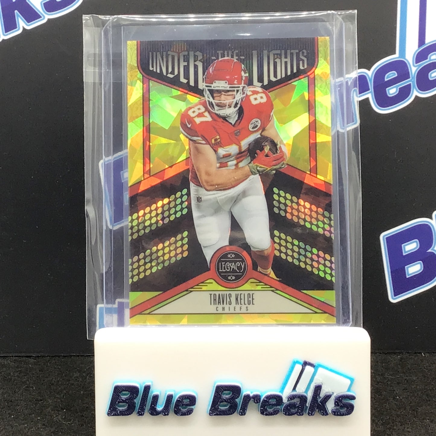 2023 Panini - Legacy - Travis Kelce - 2/25 - Kansas City Chiefs - Under the Lights - Cracked