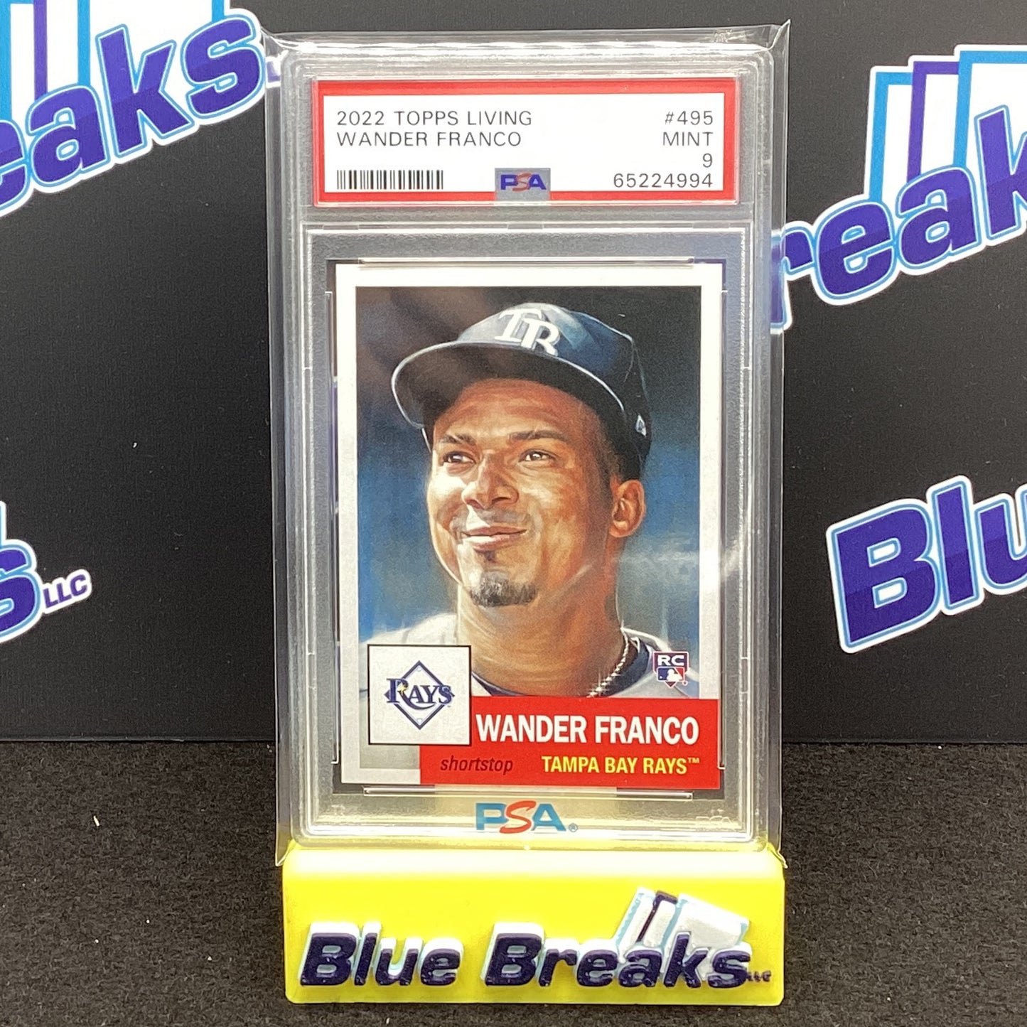 2022 Topps Living Wander Franco PSA Mint 9 495