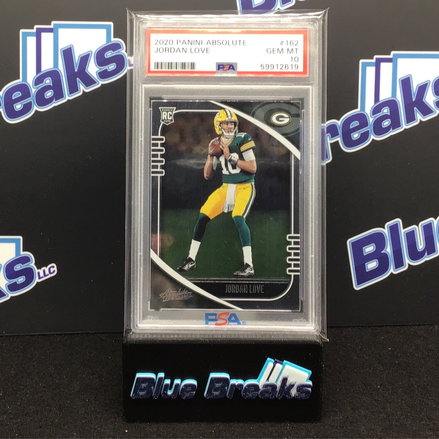 2020 Panini Absolute - Jordan Love - #162 - Green Bay Packers - PSA 10