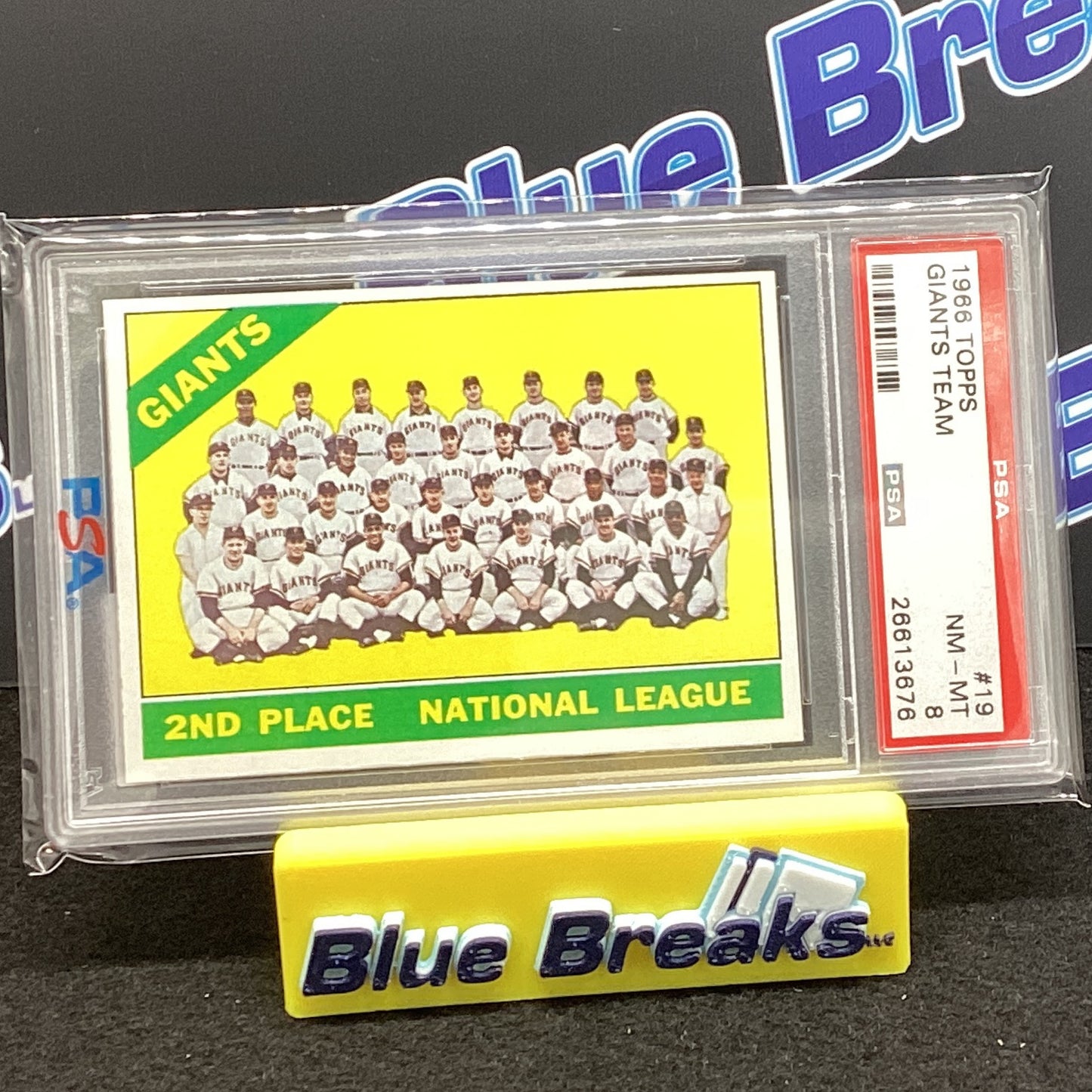 1966 Topps Giants Team PSA NM-MT8