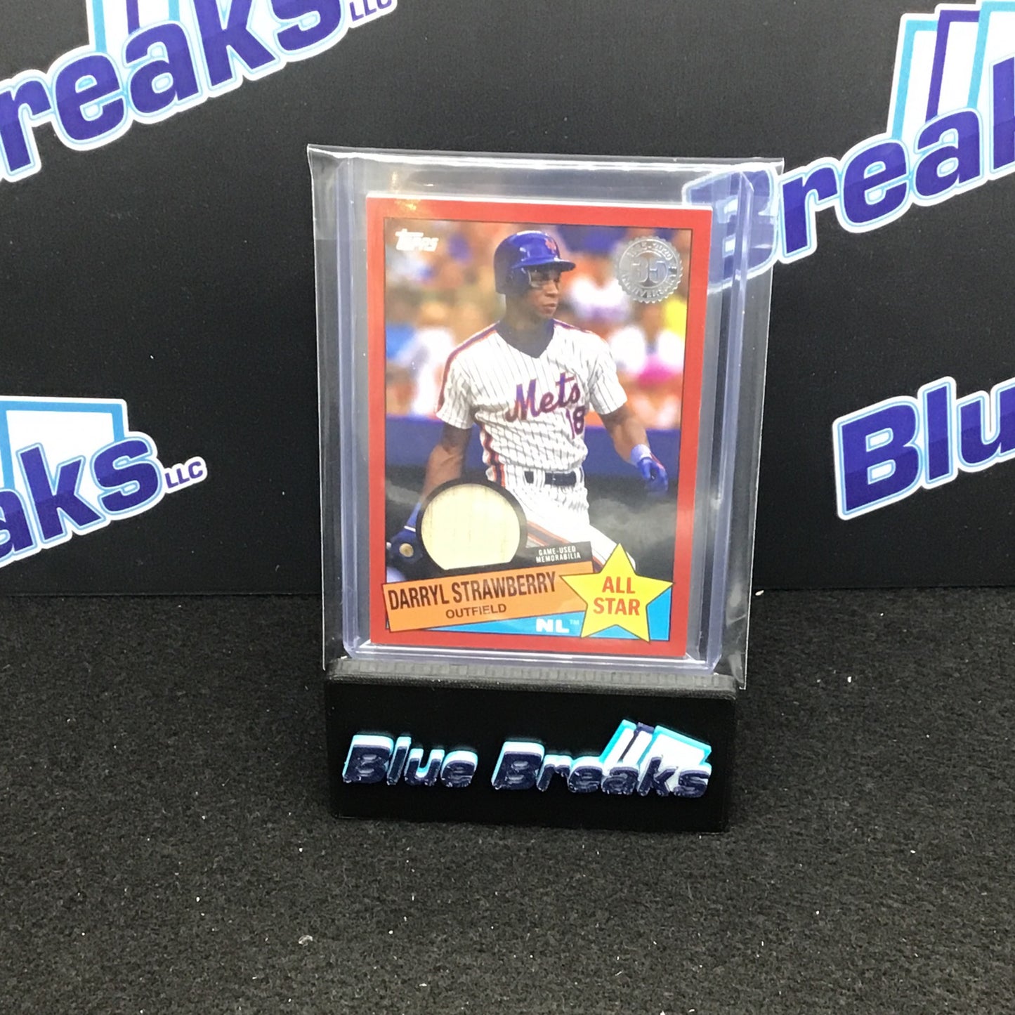 2020 Topps - Darryl Strawberry - 1985 Topps All Stars Relic Card - 12/25 - Game Used Memorabilia