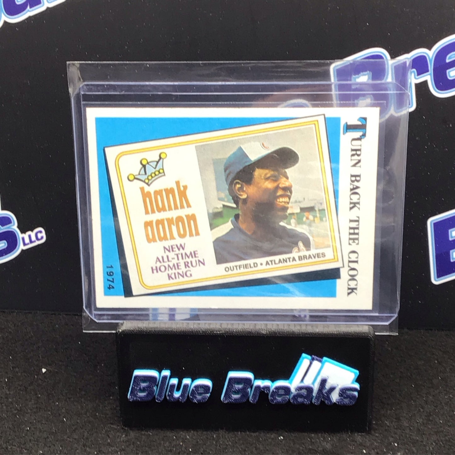 1989 Topps 1974 Hank Aaron Turn Back the Clock #663 Braves