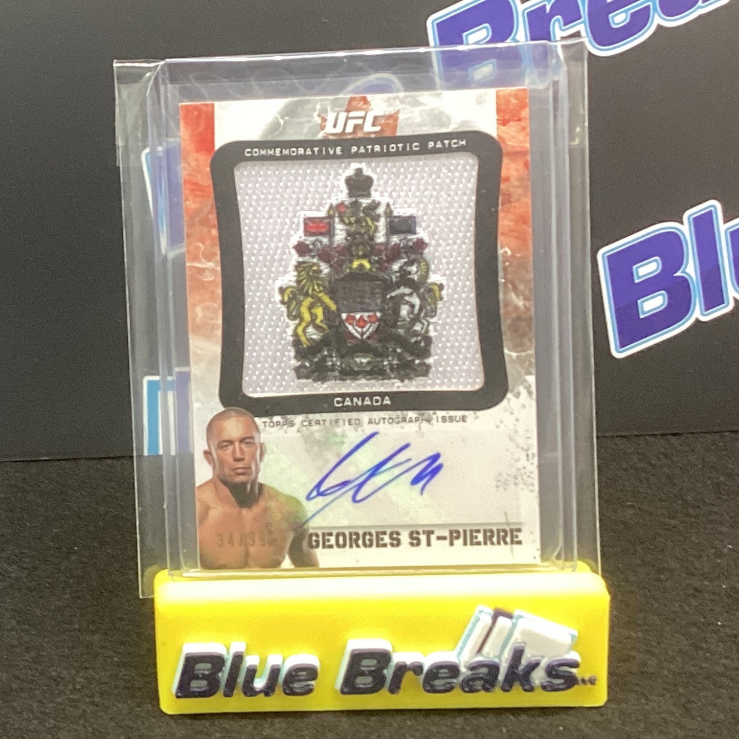 2022 Topps UFC - Georges St-Pierre 34/99