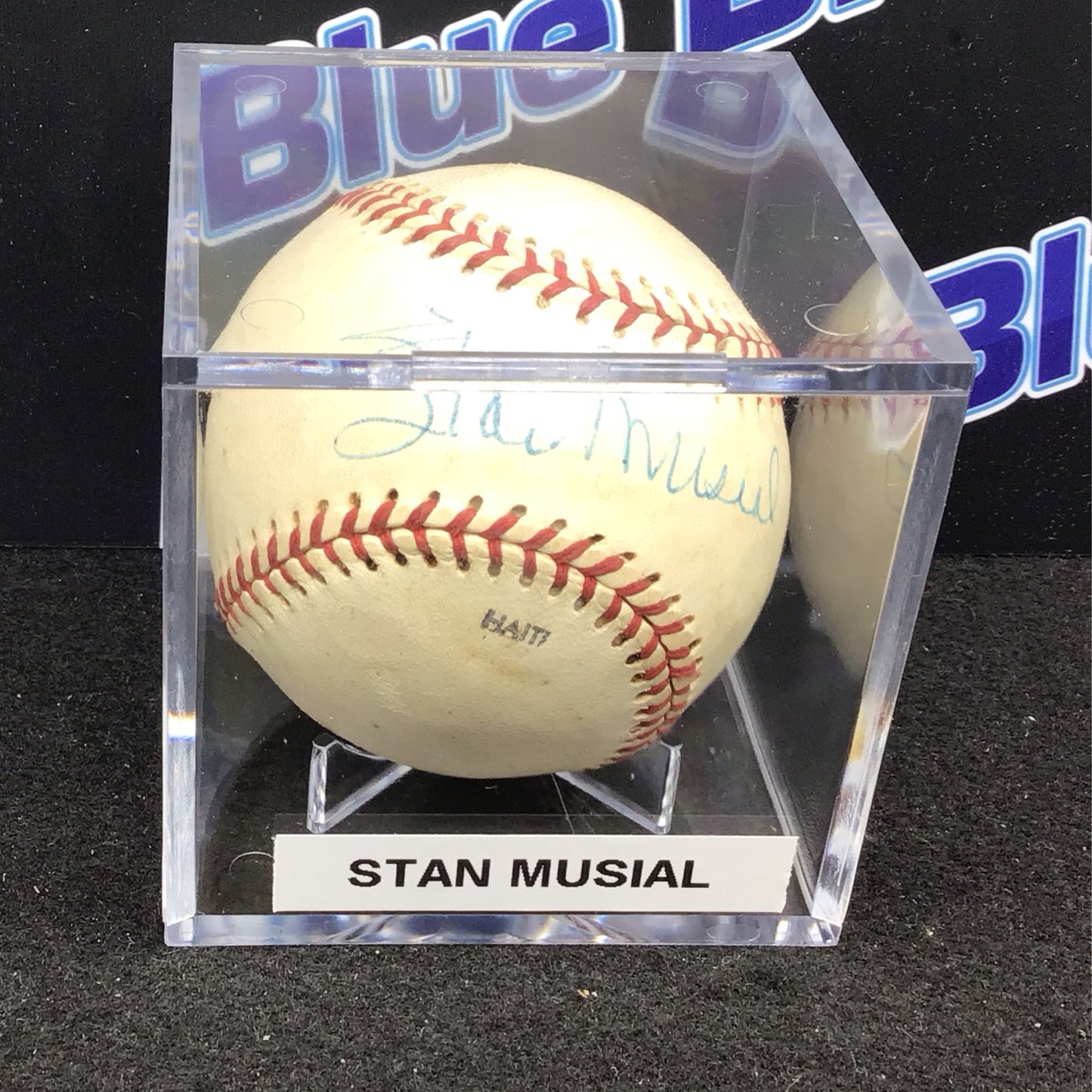 Stan Musial autographed baseball Semi-Pro league ball