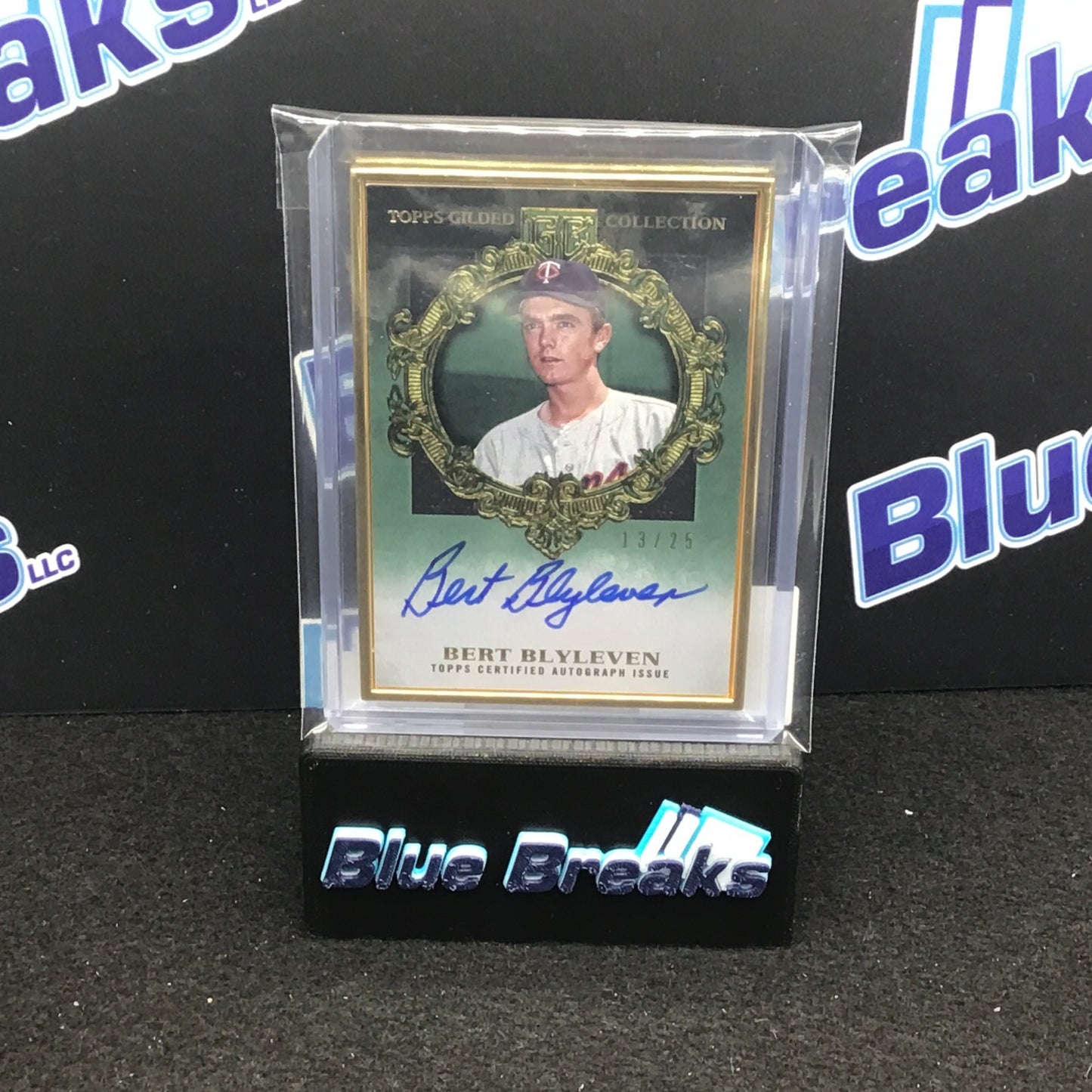 2022 Topps Gilded Collection Bert Blyleven Hall of Fame auto 13/25 #HAFA-BB Twins