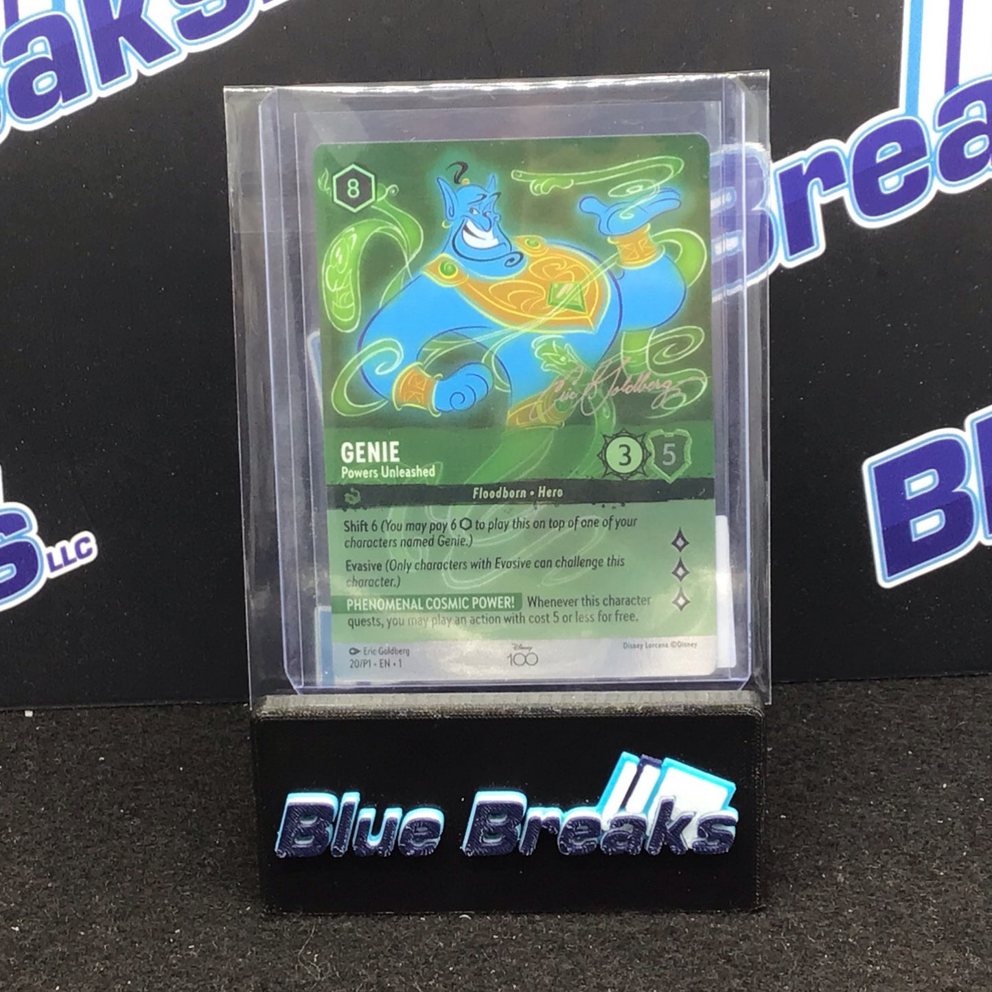 2023 Disney Lorcana D100 Genie Powers Unleashed #20/P1