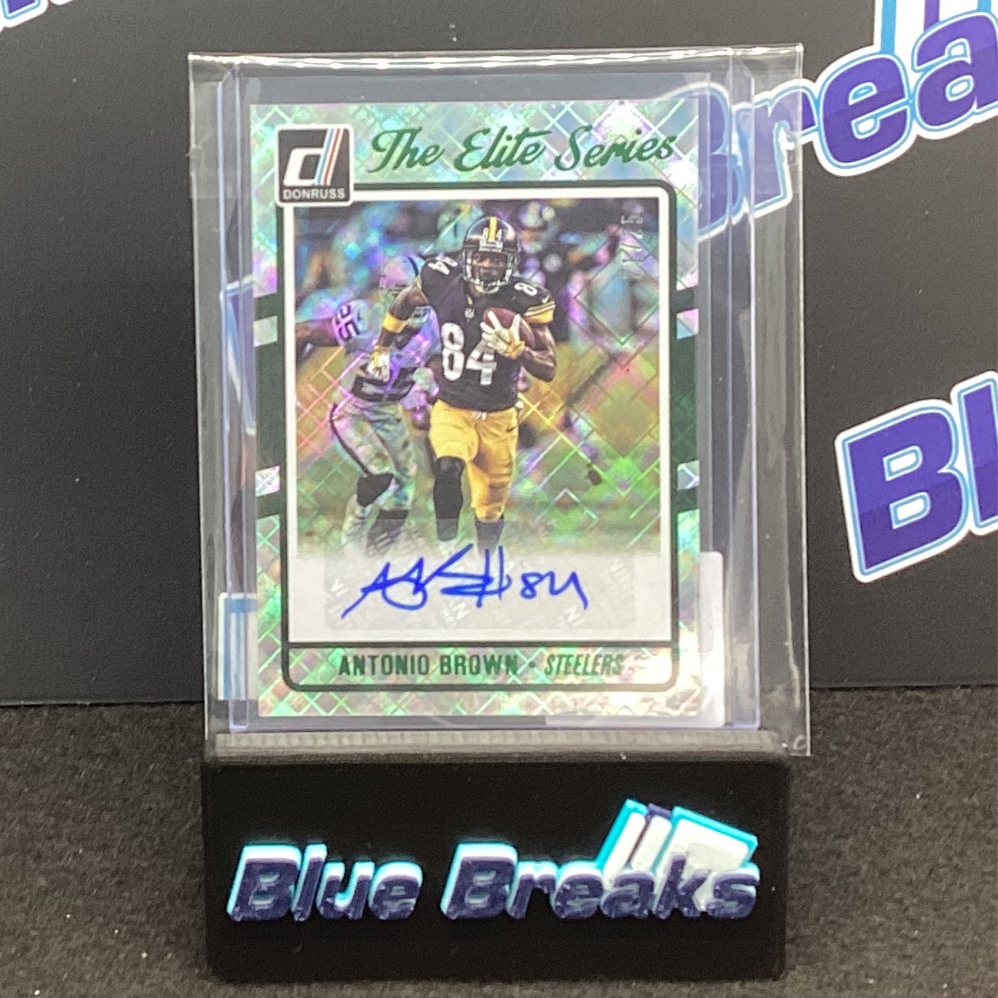 2016 Panini Donruss Elite Series Antonio Brown auto 21/25 #11 Steelers