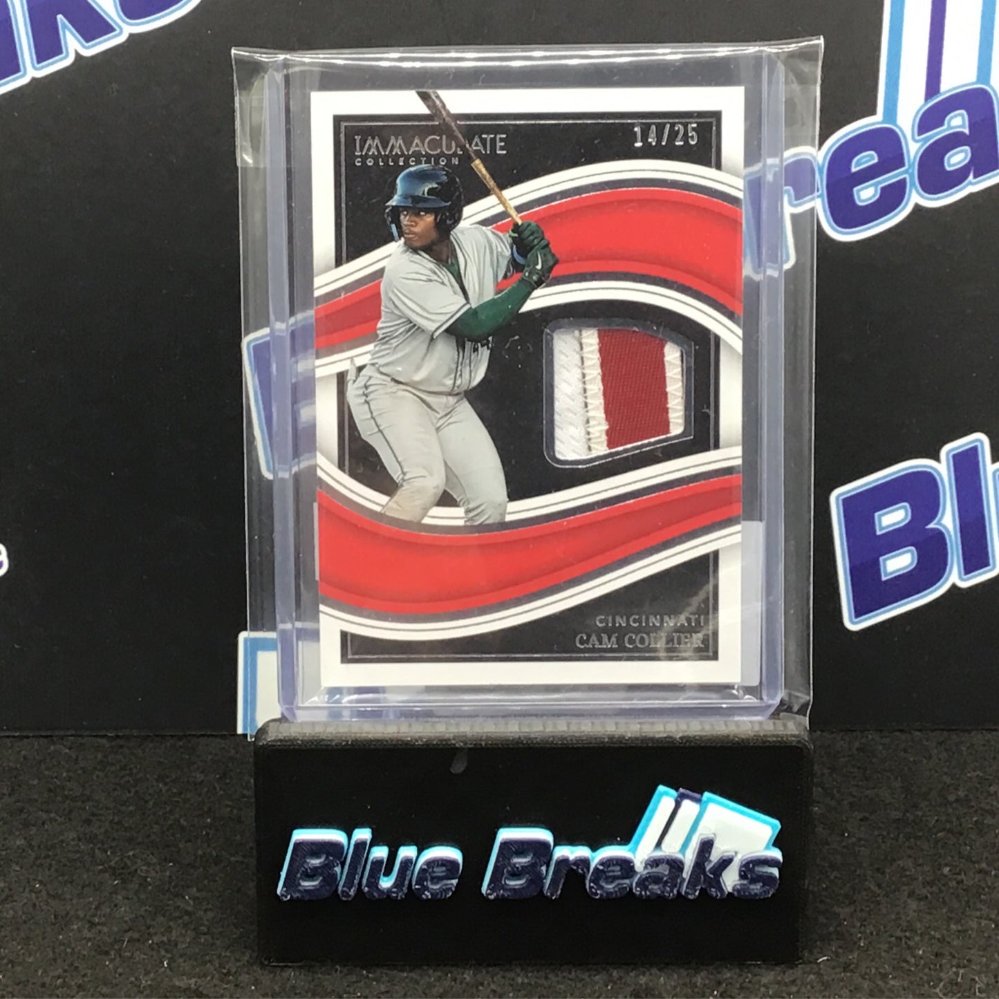 2023 Panini Immaculate Cam Collier relic 14/25 #IBMP-CC Reds