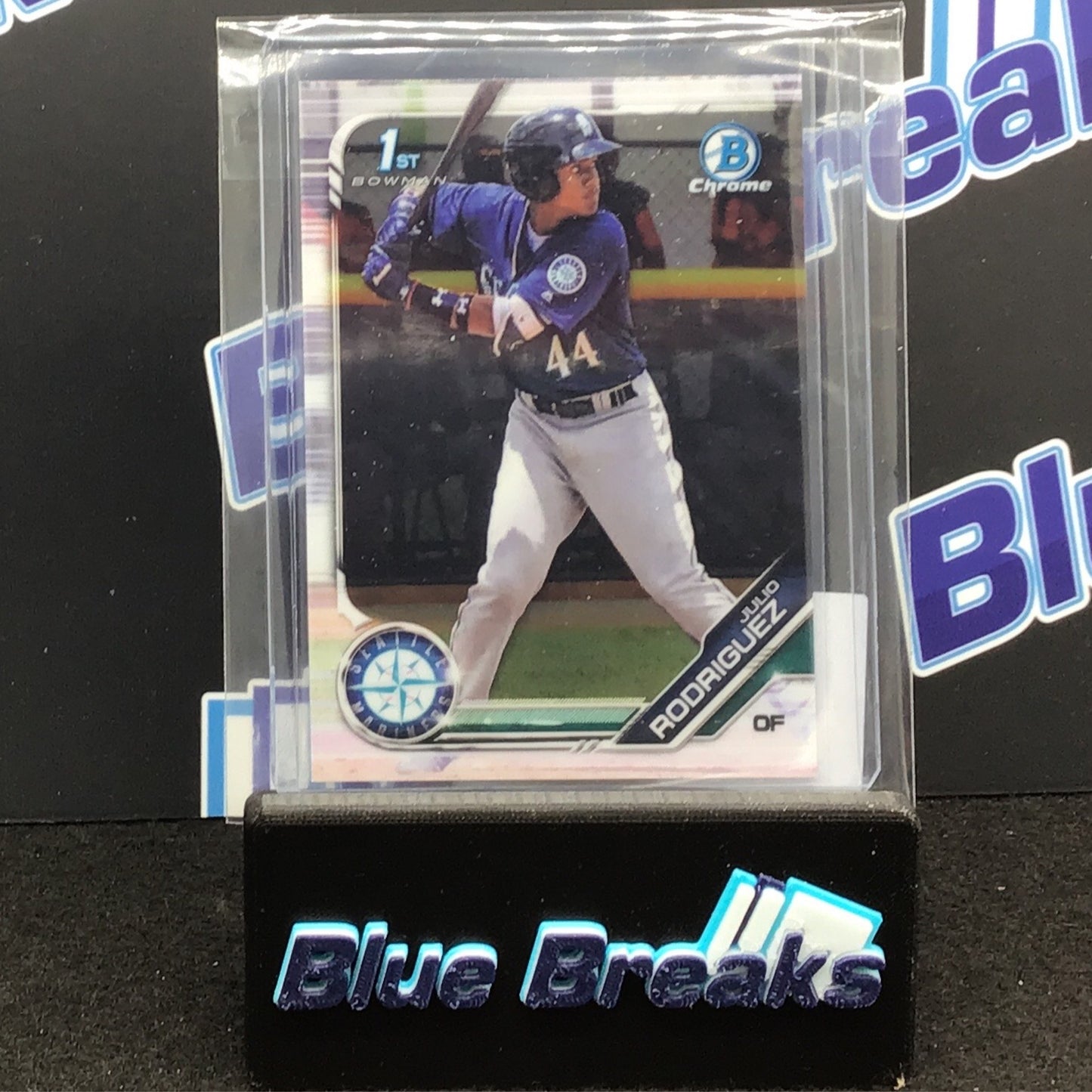 2019 Bowman Chrome 1st Bowman Julio Rodriguez BCP-33 Mariners