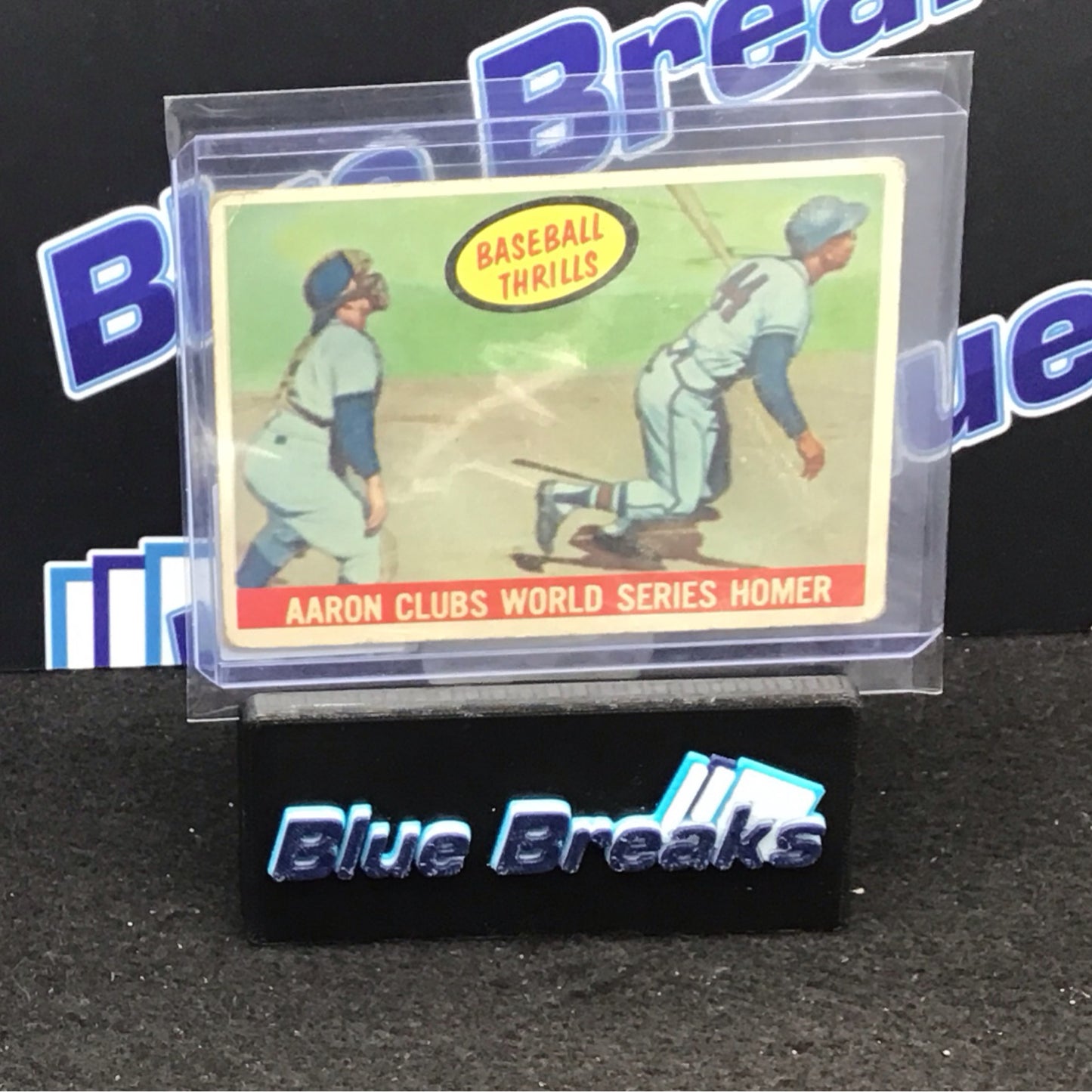 1959 Topps Aaron Clubs World Series Homer #467 Braves