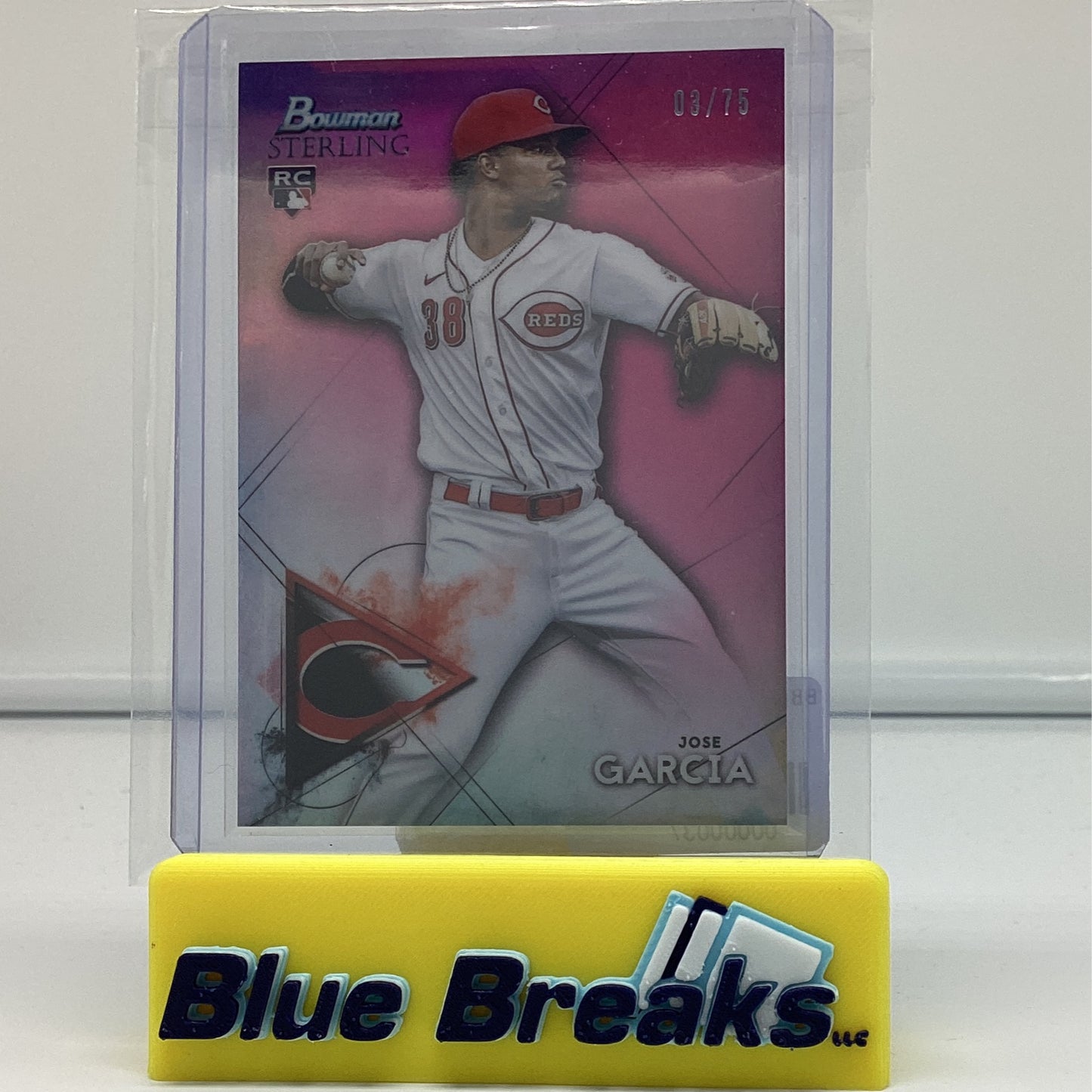 2021 Bowman Sterling - Jose Garcia 3/75