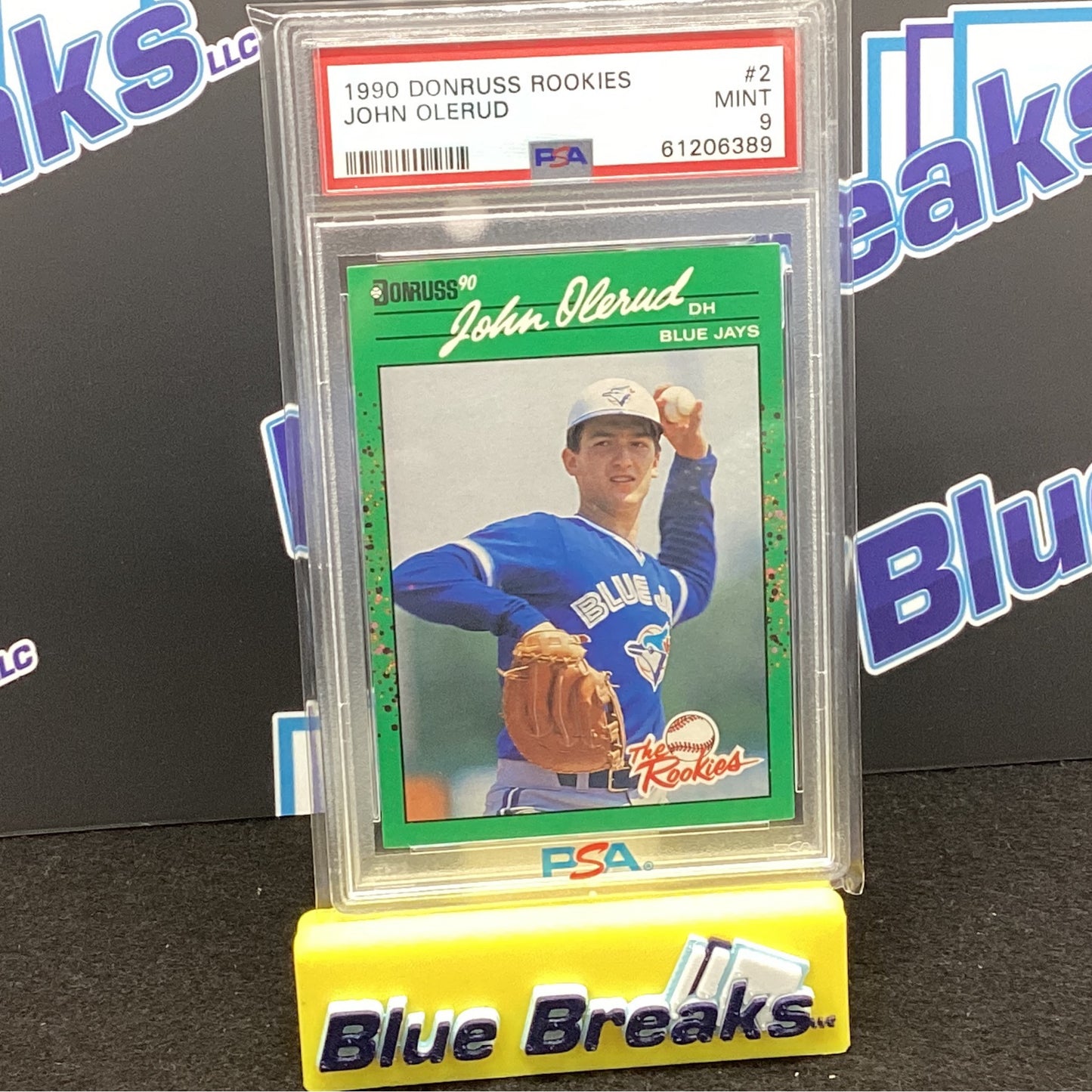 1990 Donruss Rookies - John Olerud #2 PSA Mint 9