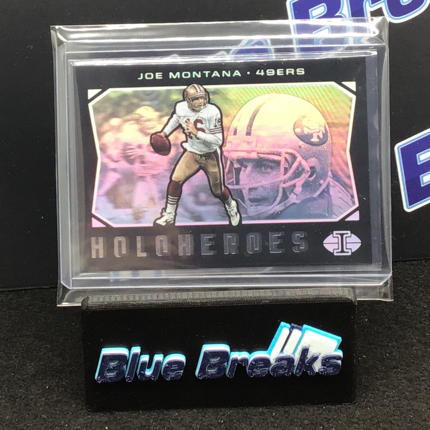 2021 Panini Illusions Holoheroes Joe Montana #HHJM-8 49ers