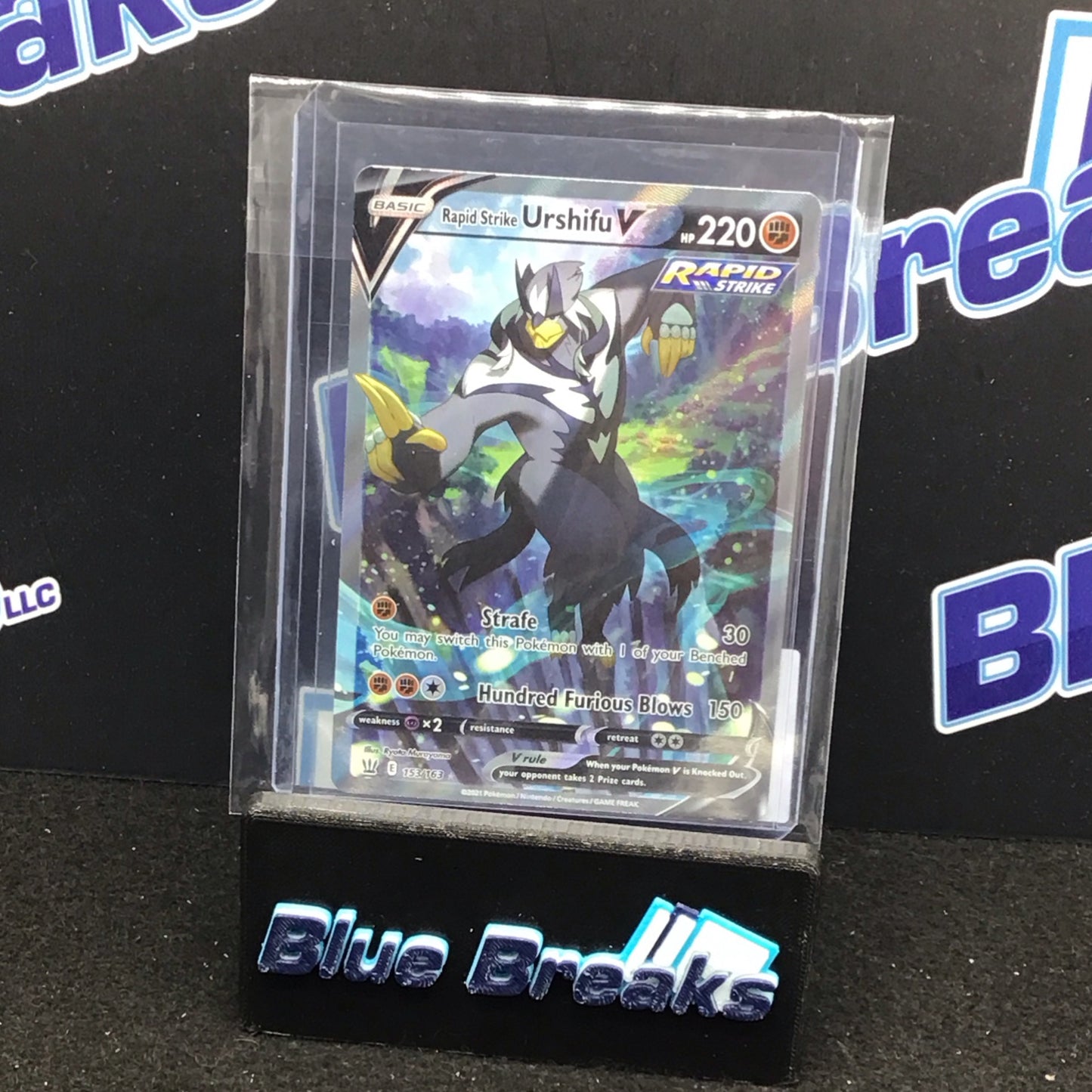 2021 Pokémon Rapid Strike Urshifu V 153/163