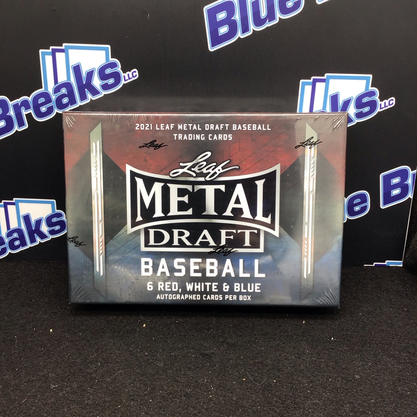 2021 Leaf Metal Baseball Red White Blue Hobby Box