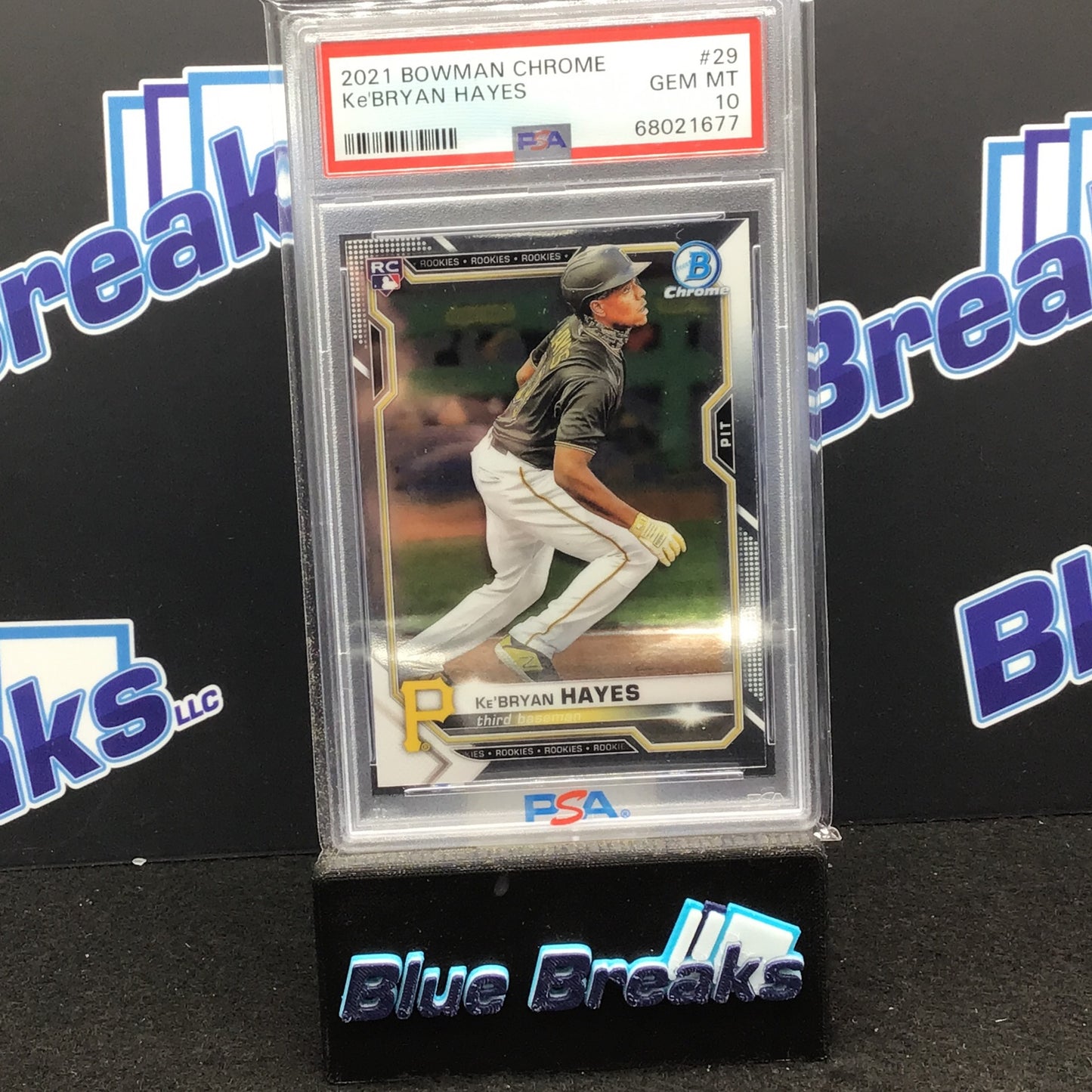 2021 Bowman Chrome - Ke'Bryan Hayes - #29 - PSA 10 - Pittsburgh Pirates
