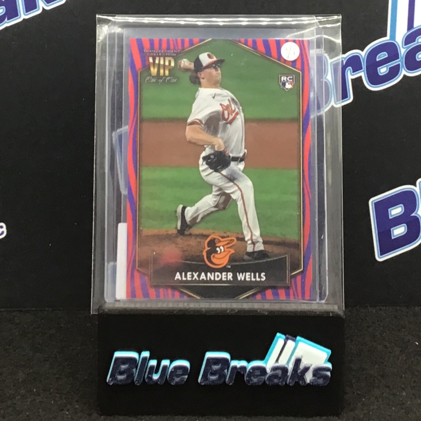 2022 Topps Transcendent Baseball VIP Party Alexander Wells 1/1 #88 Orioles