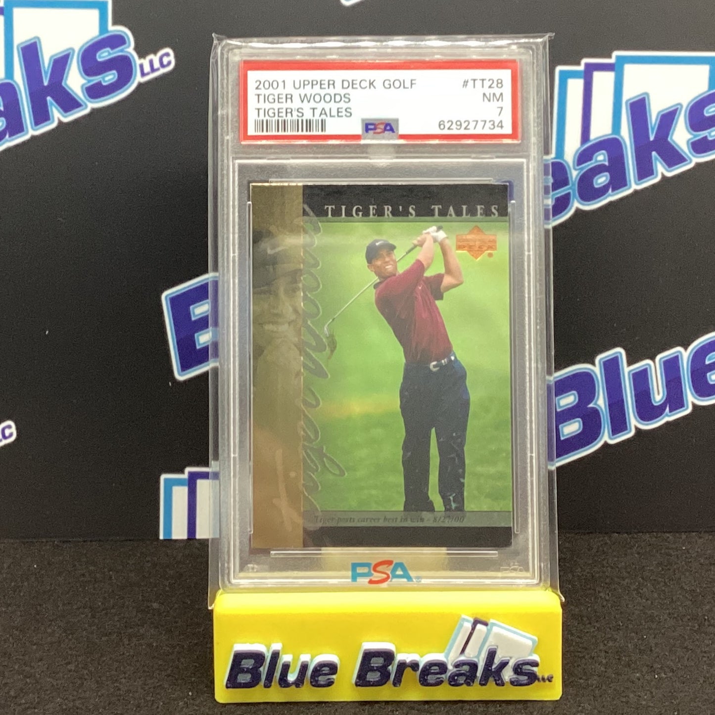 2001 Upper Deck Golf - TT28 PSA 7
