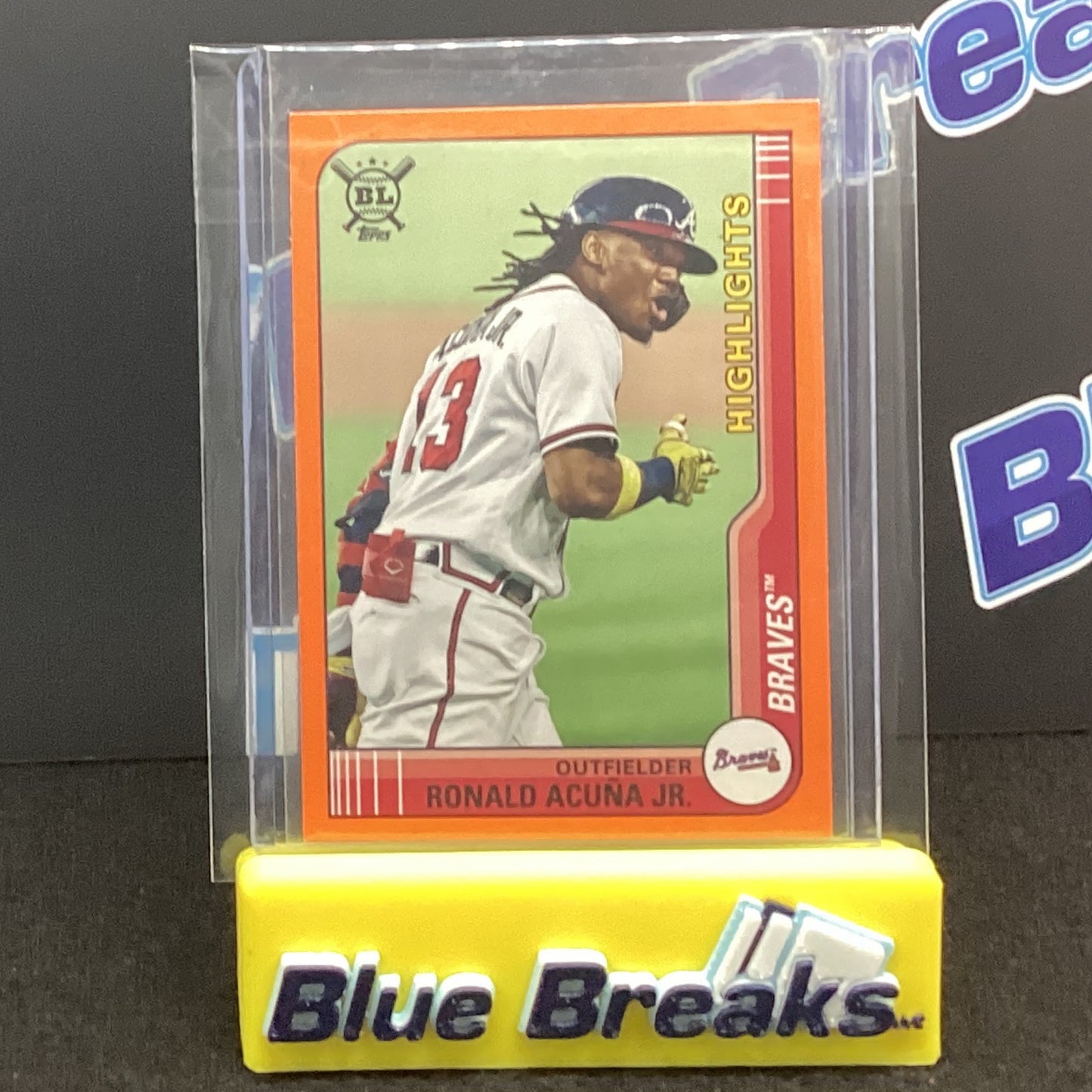 2022 Topps Big League Highlights Orange Ronald Acuna 292