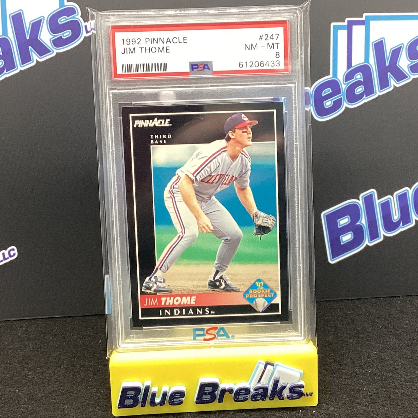 1992 Pinnacle - Jim Thome #247 PSA NM-MT 8