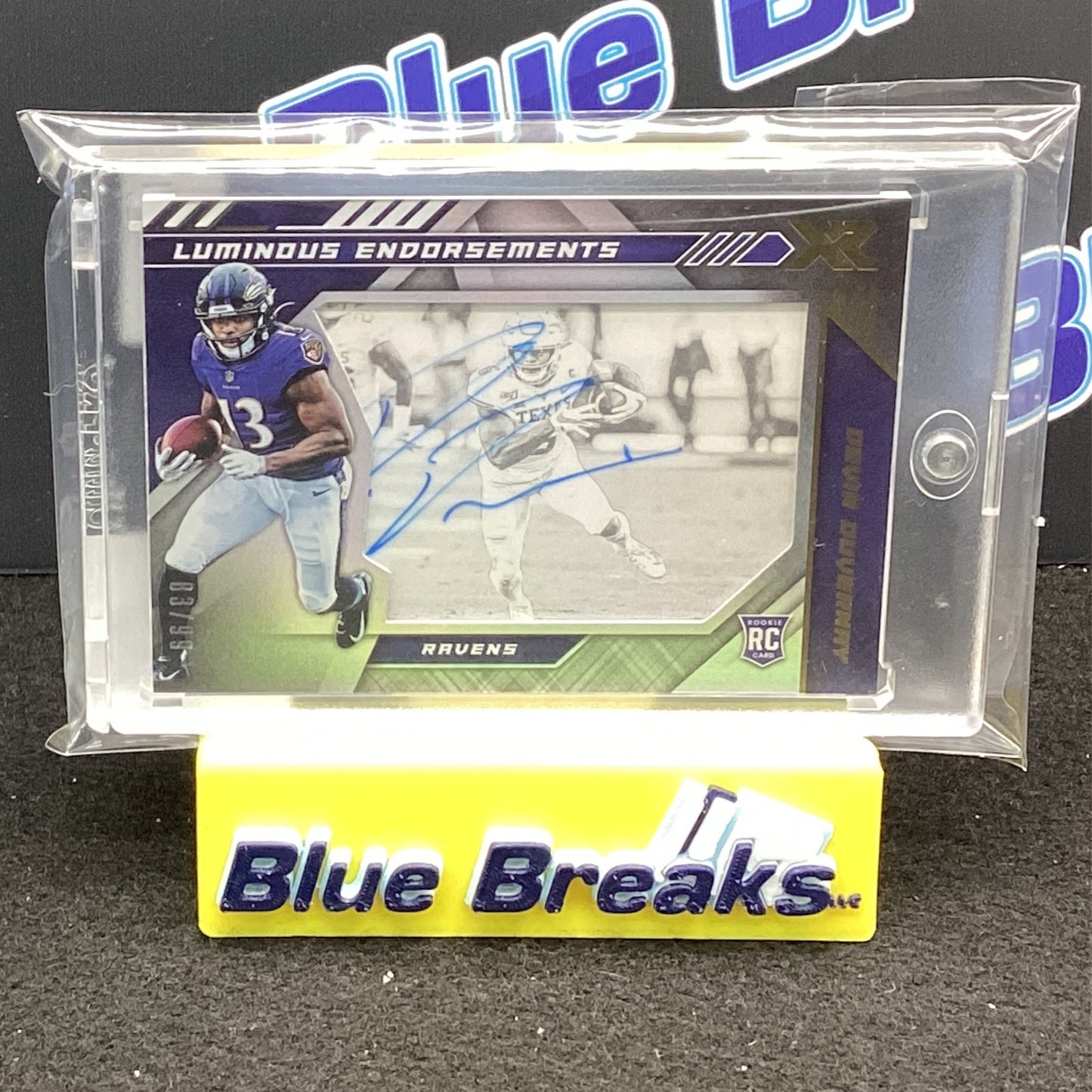 2020 Panini Xr Luminous Endorsements Devin Duvernay 83/99 #LE-DD