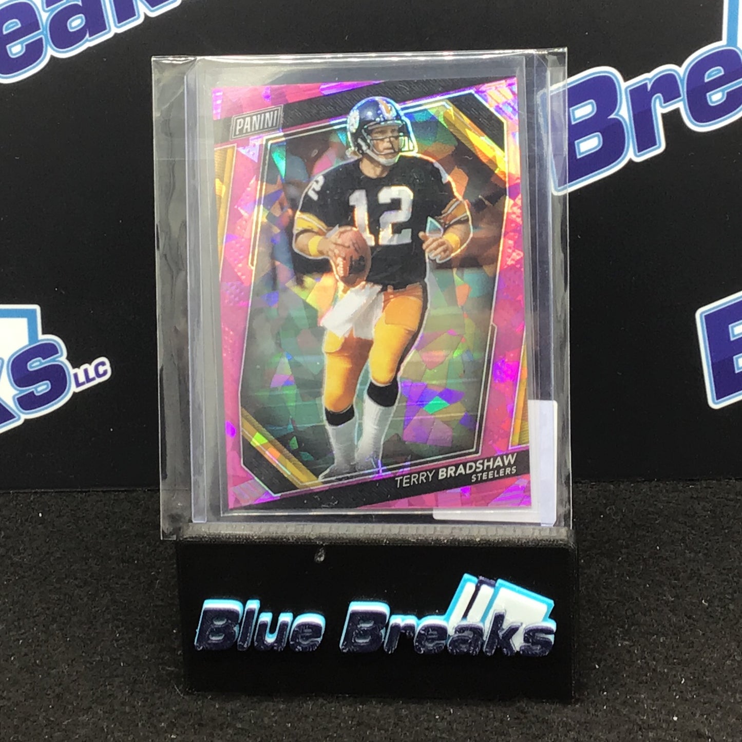 2023 Panini The National Pink Terry Bradshaw 67/75 #18 Steelers