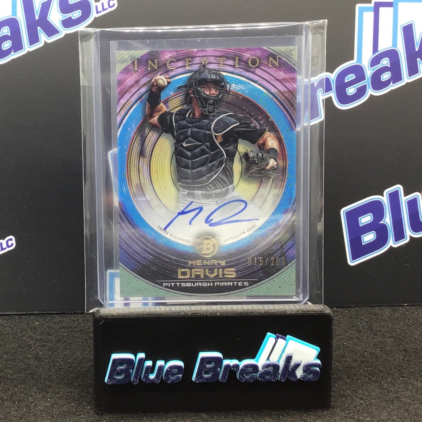 2023 Inception - Heny Davis - Auto - 015/200 - Pittsburgh Pirates