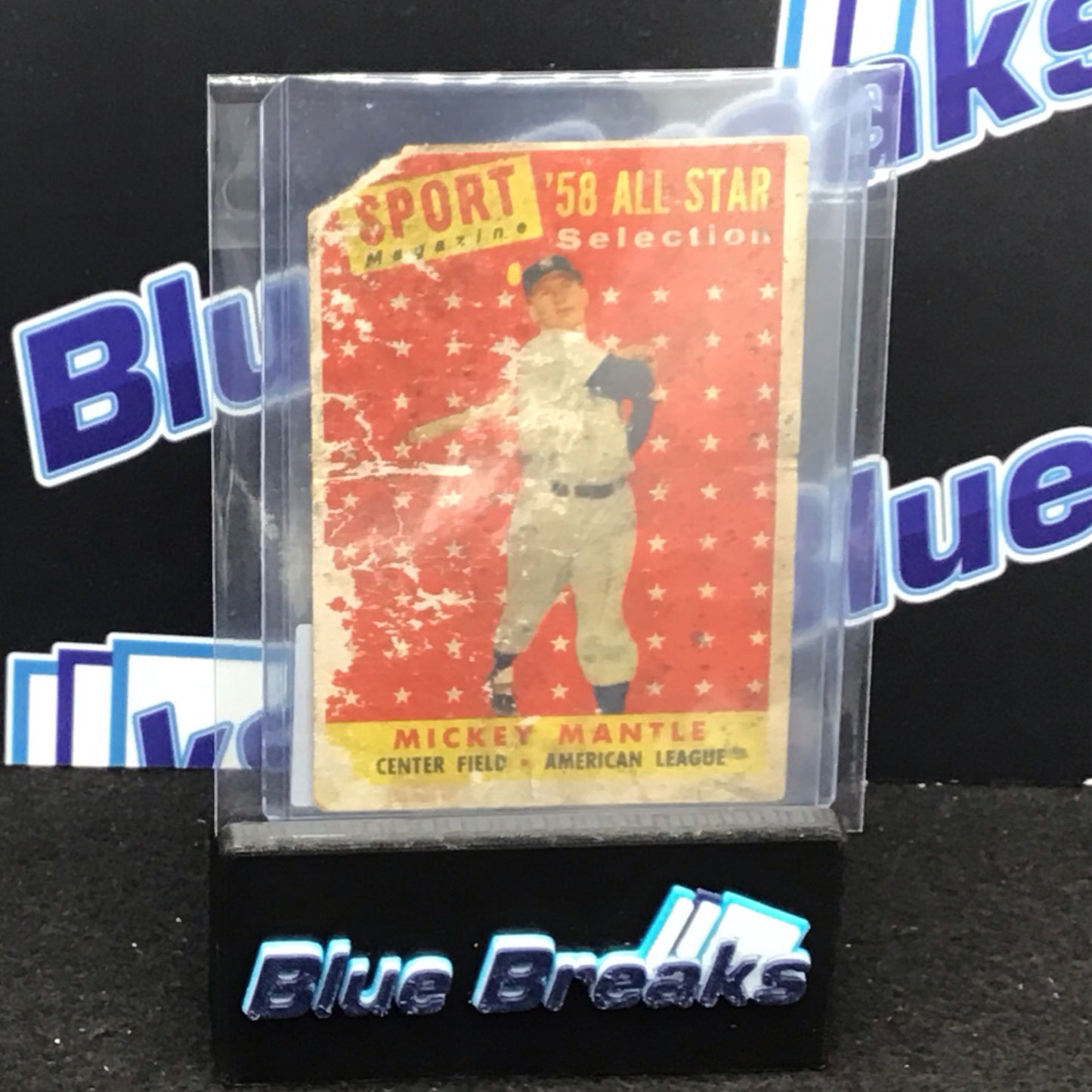 1958 Topps 1958 All Star Selection Mickey Mantle #487 Yankees