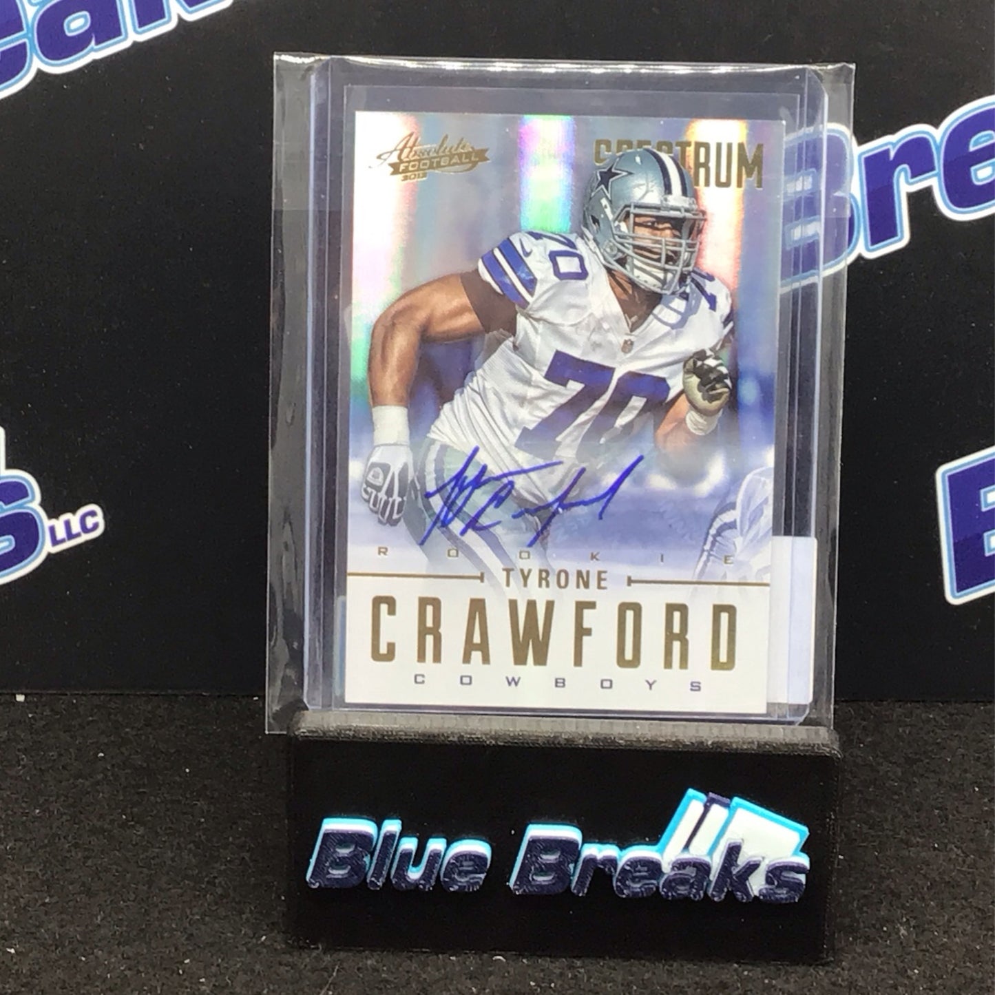 2012 Panini Absolute Tyrone Crawford Rookie Spectrum Auto 251/299 #192 - Dallas Cowboys
