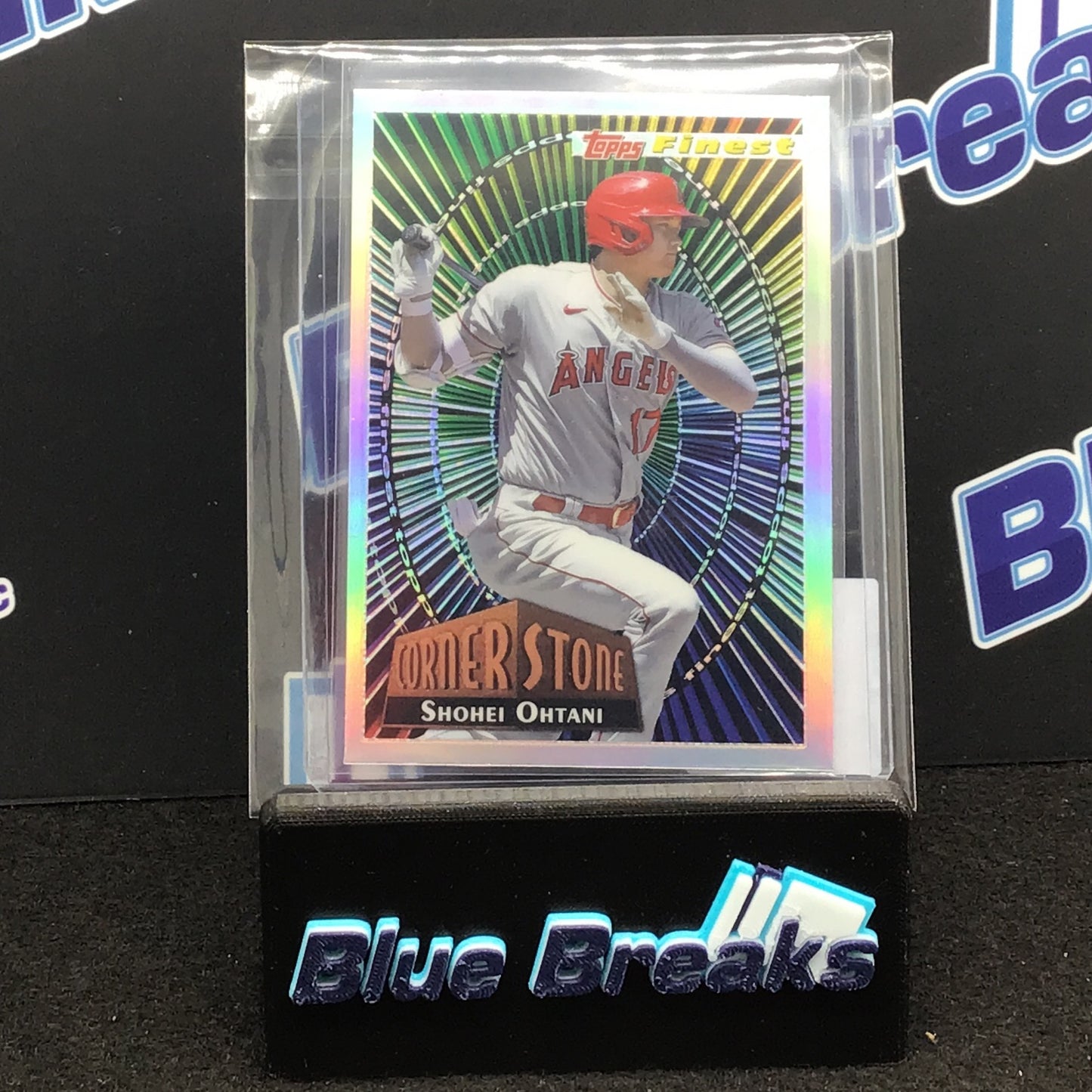 2022 Topps Finest Corner Stone Shohei Ohtani #94FC-SO Angels