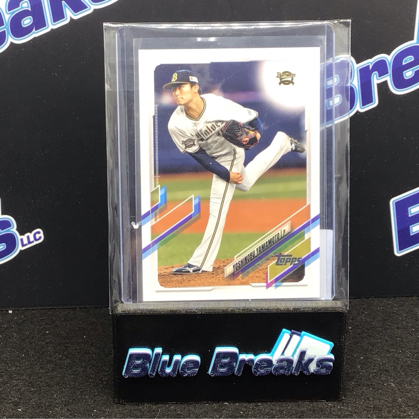 2021 Topps NPB Yoshinobu Yamamoto #128 - Orix Buffaloes - Los Angeles Dodgers