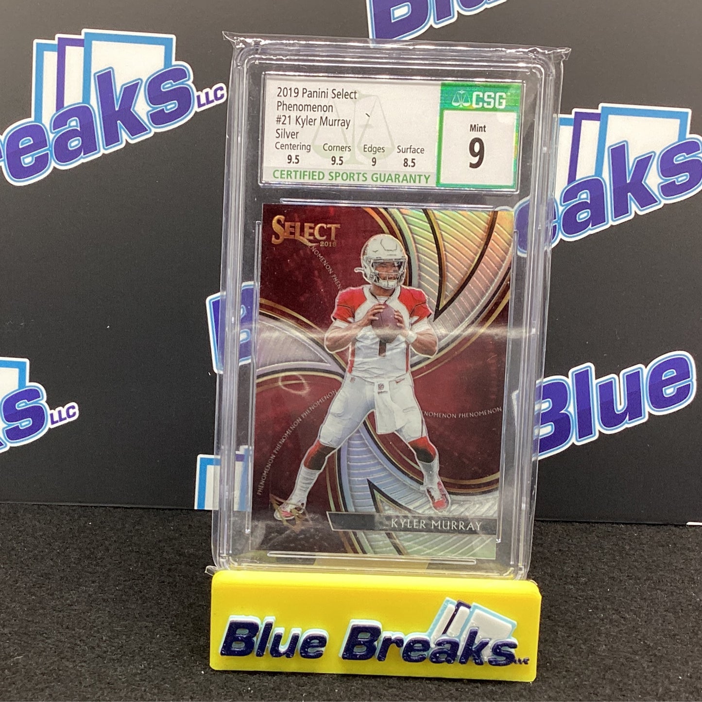 2019 Panini Select - Sensations Kyler Murray Silver CSG 9