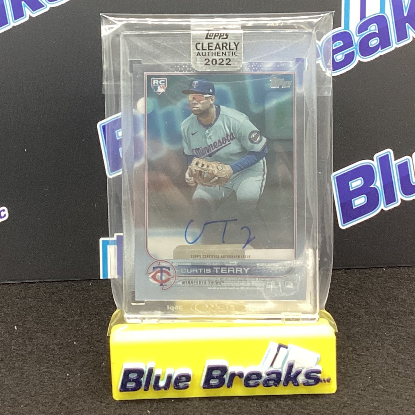 2022 Topps Clearly Authentic Curtis Terry auto #CAA-CT Twins