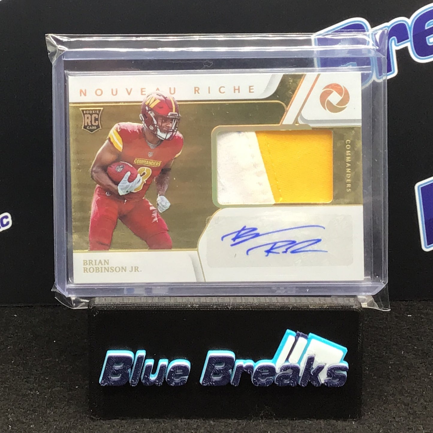 2022 Panini - Gold Standard - Brian Robinson Jr - Washington Commanders - Nouveau Riche - Auto - NRP-BRO - 36/79